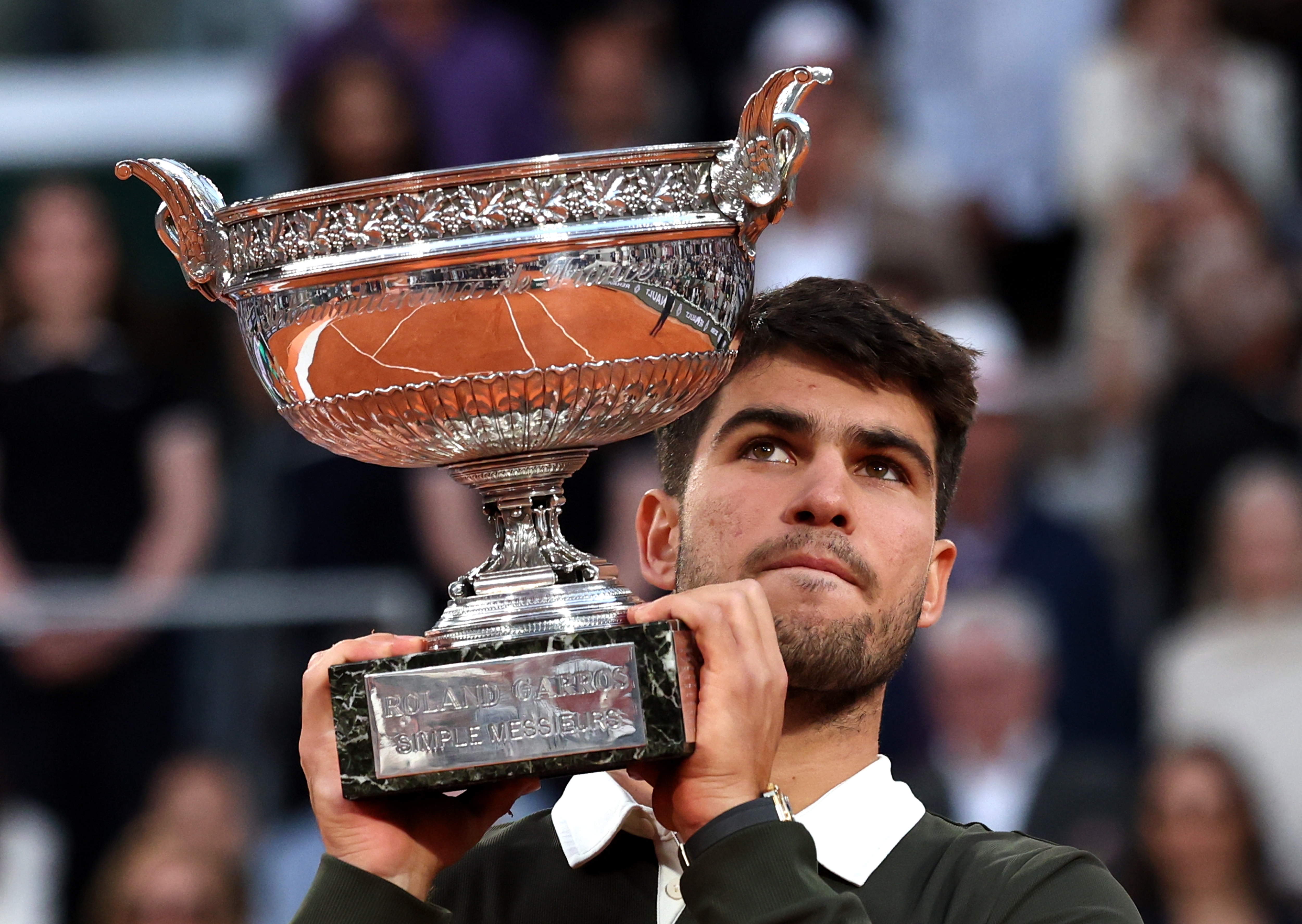 Alcaraz saves three match points to stop Sinner and retain French Open crown