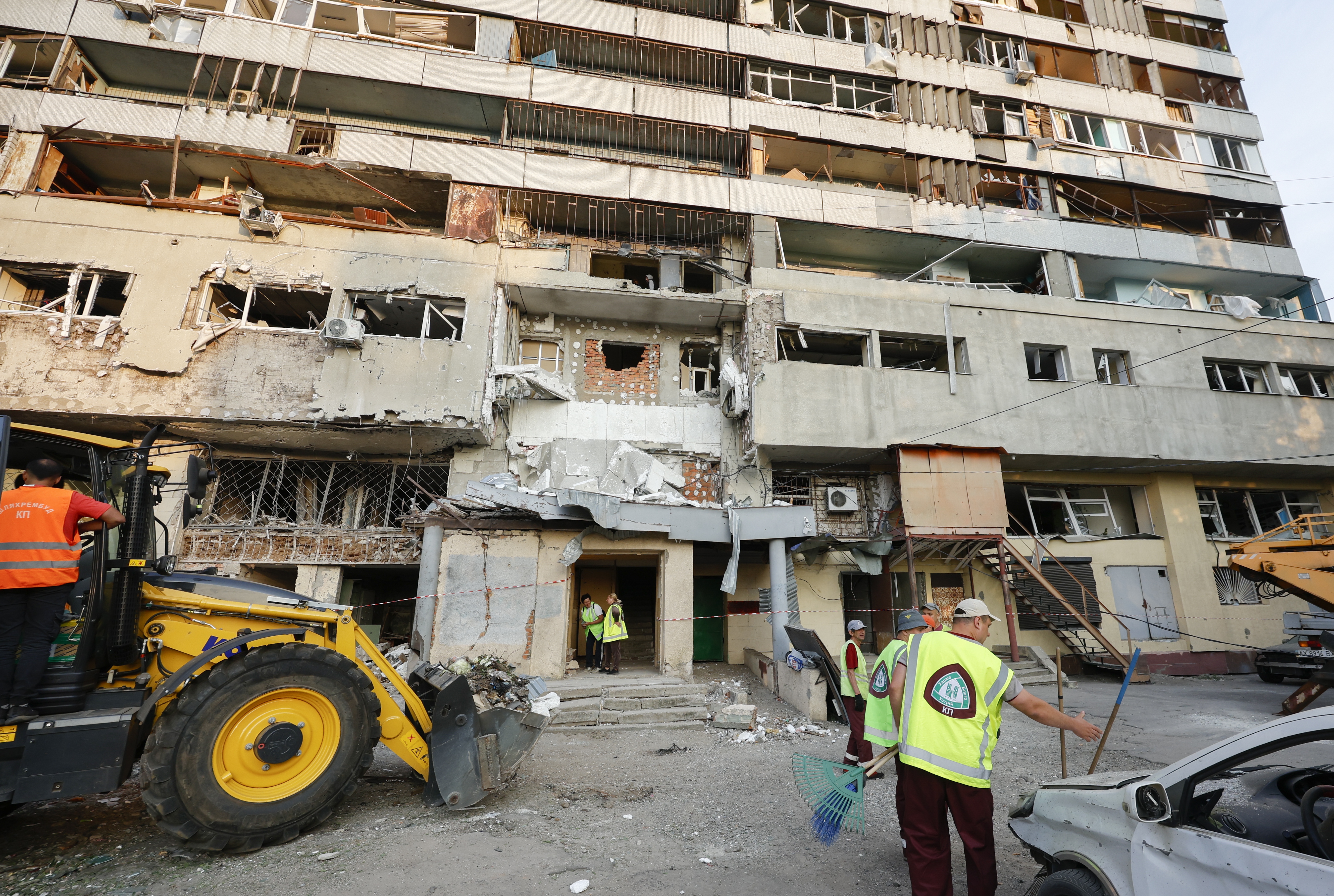 More than a dozen injured in overnight Russian drone attack on Ukraine's Kharkiv