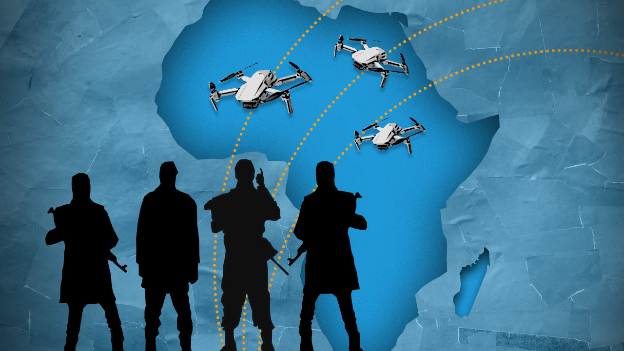 Drones in Africa are a new frontier for armed groups and propaganda warfare