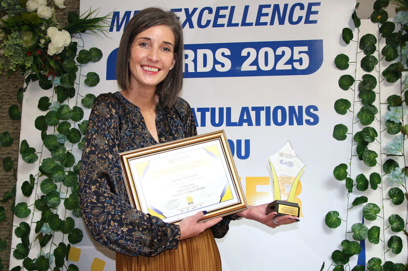 Bay teachers stand out at Education MEC’s Excellence Awards