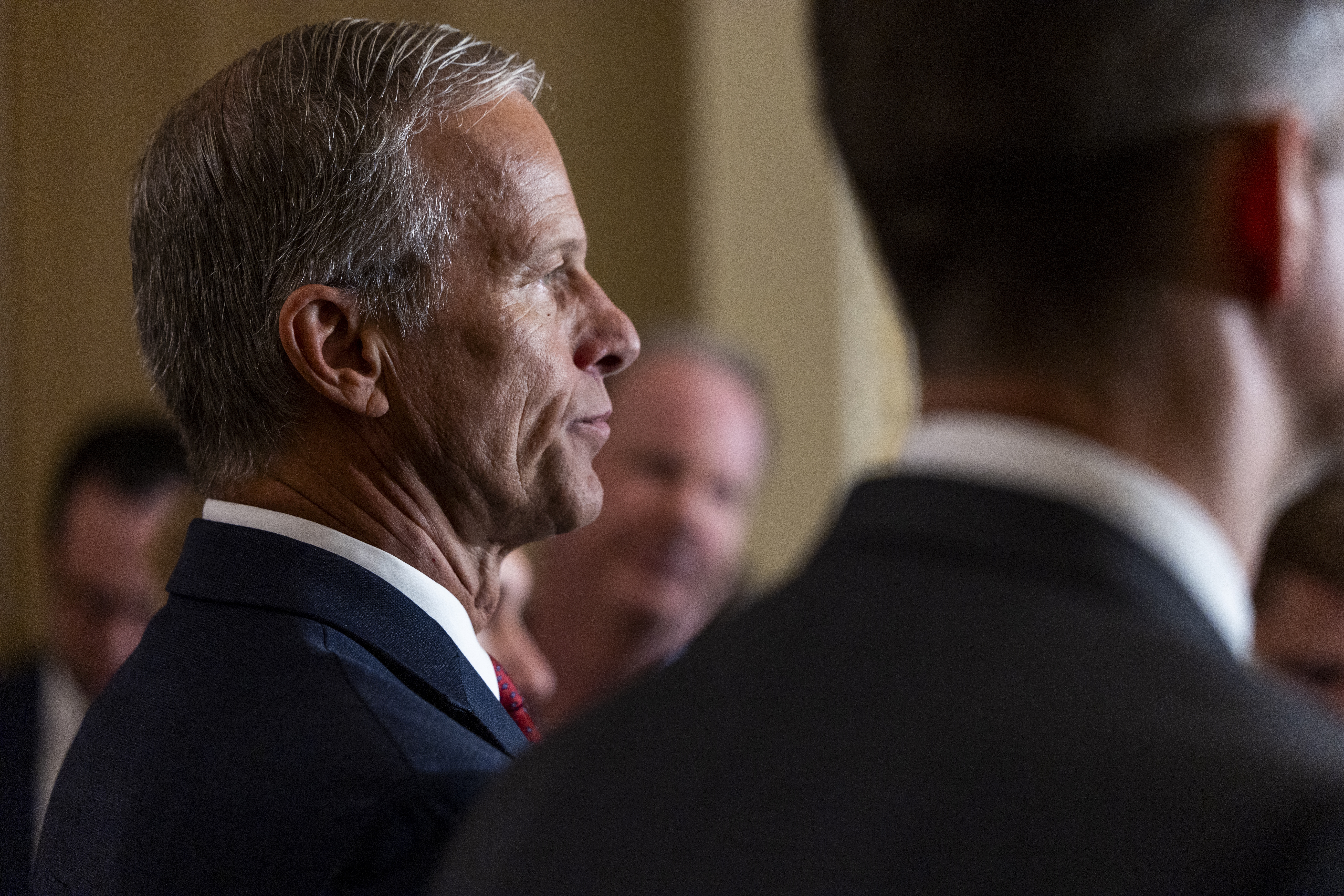 US Treasury Secretary Scott Bessent meets with Senate Republicans