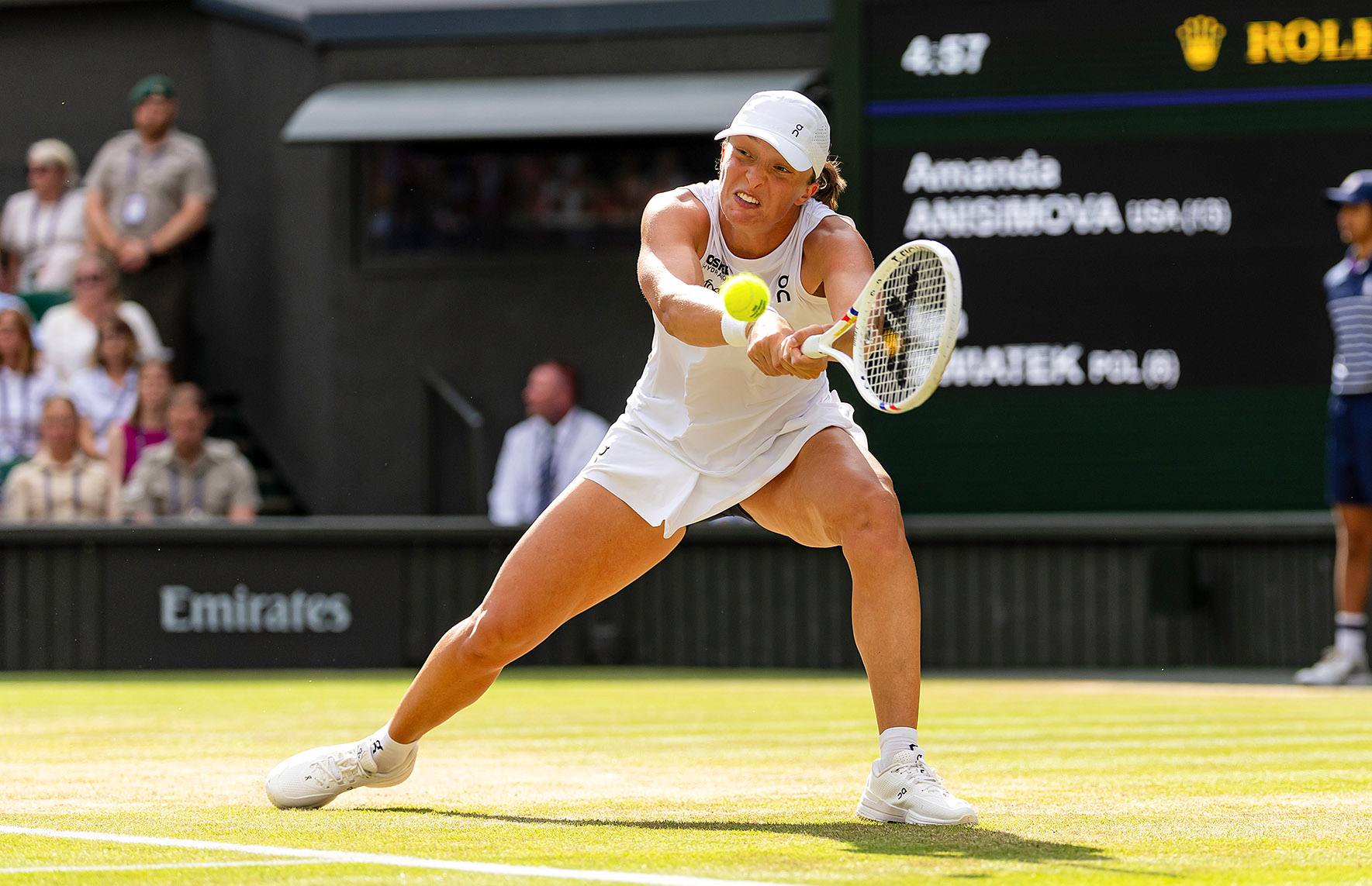 Świątek’s Wimbledon whitewash of Anisimova not a barometer for quality of women’s tennis