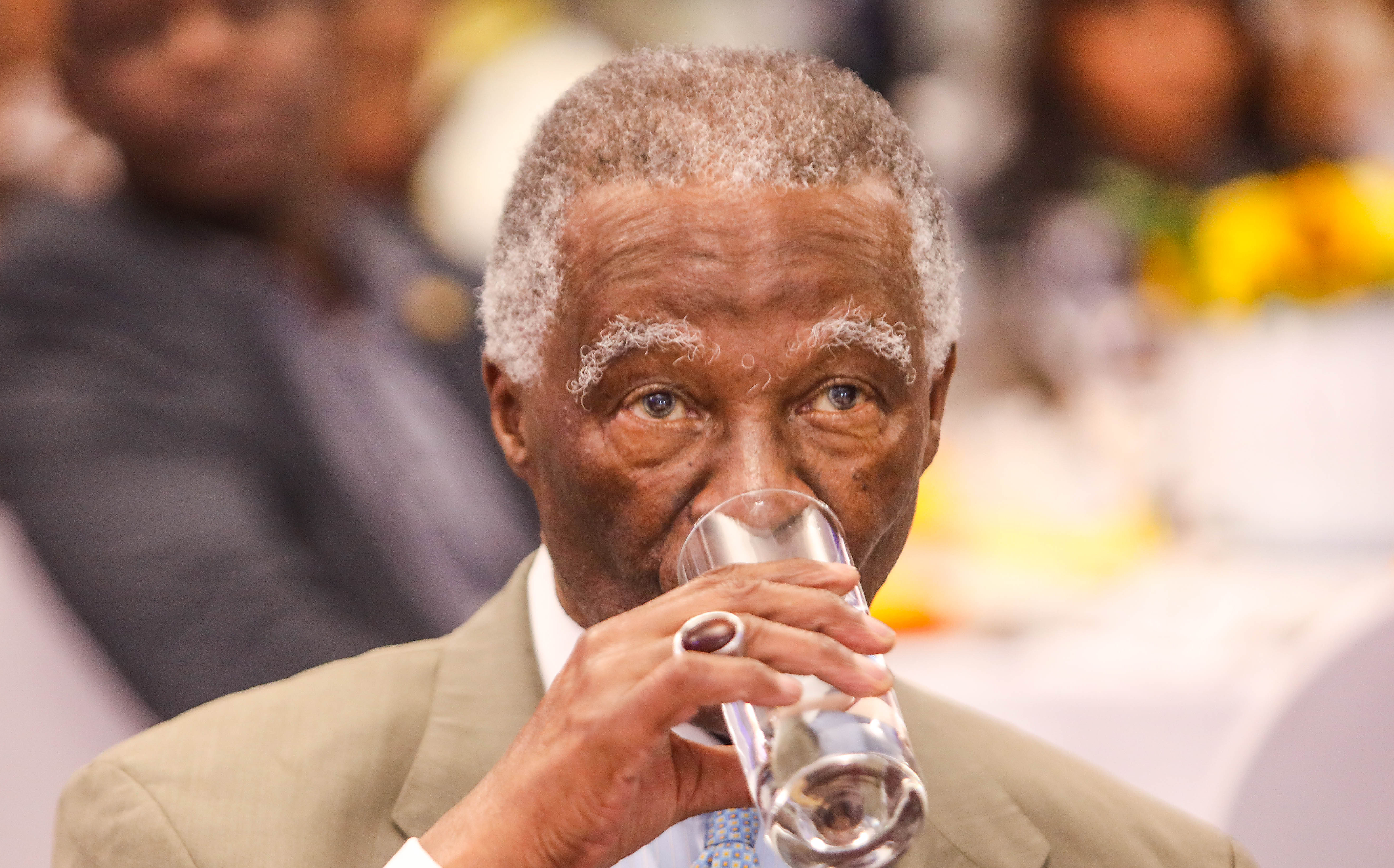 Former president Thabo Mbeki at the National Youth Entrepreneurship Awards at The Wanderers Club on 10 December 2024 in Johannesburg.  (Photo: Gallo Images/Sharon Seretlo)