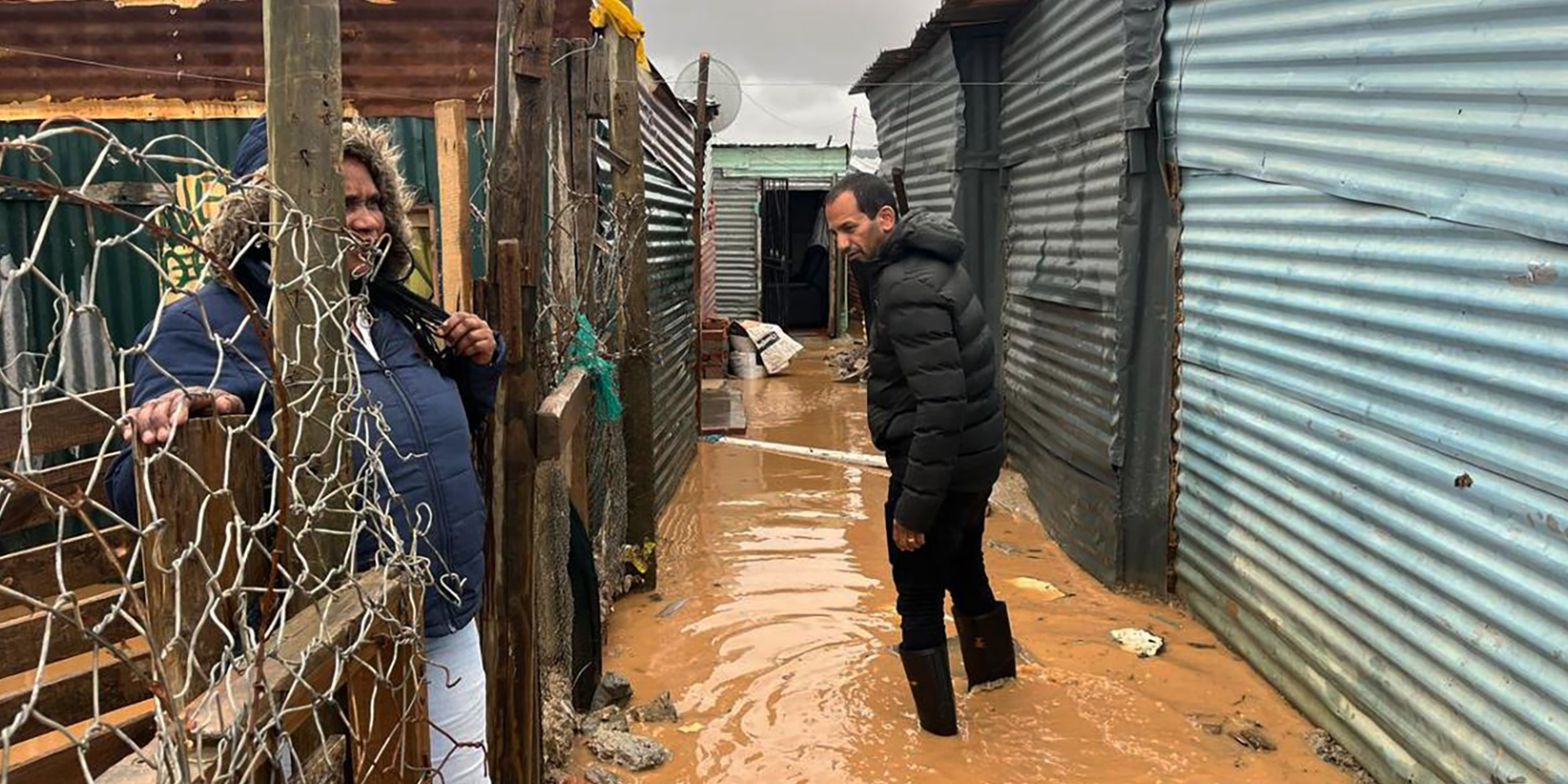 Heavy rainfall and flooding bring misery to Cape Town's informal settlements