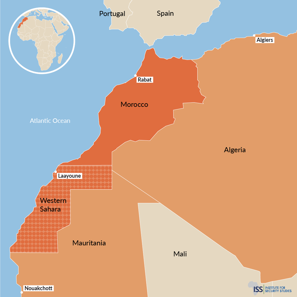 Morocco map