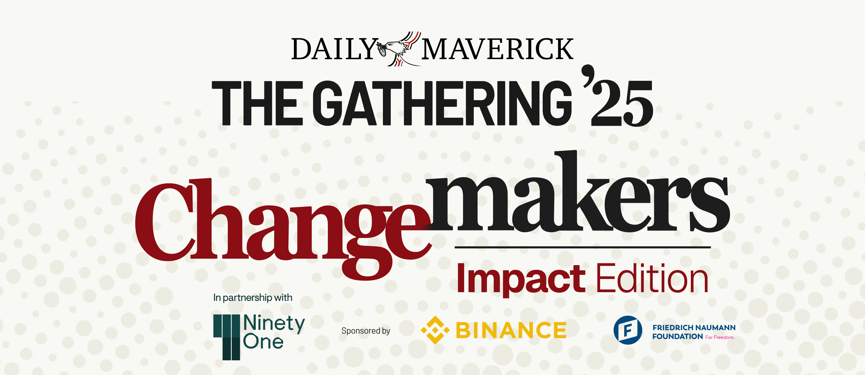 The Gathering 2025: Daily Maverick’s flagship event returns for its 15th edition