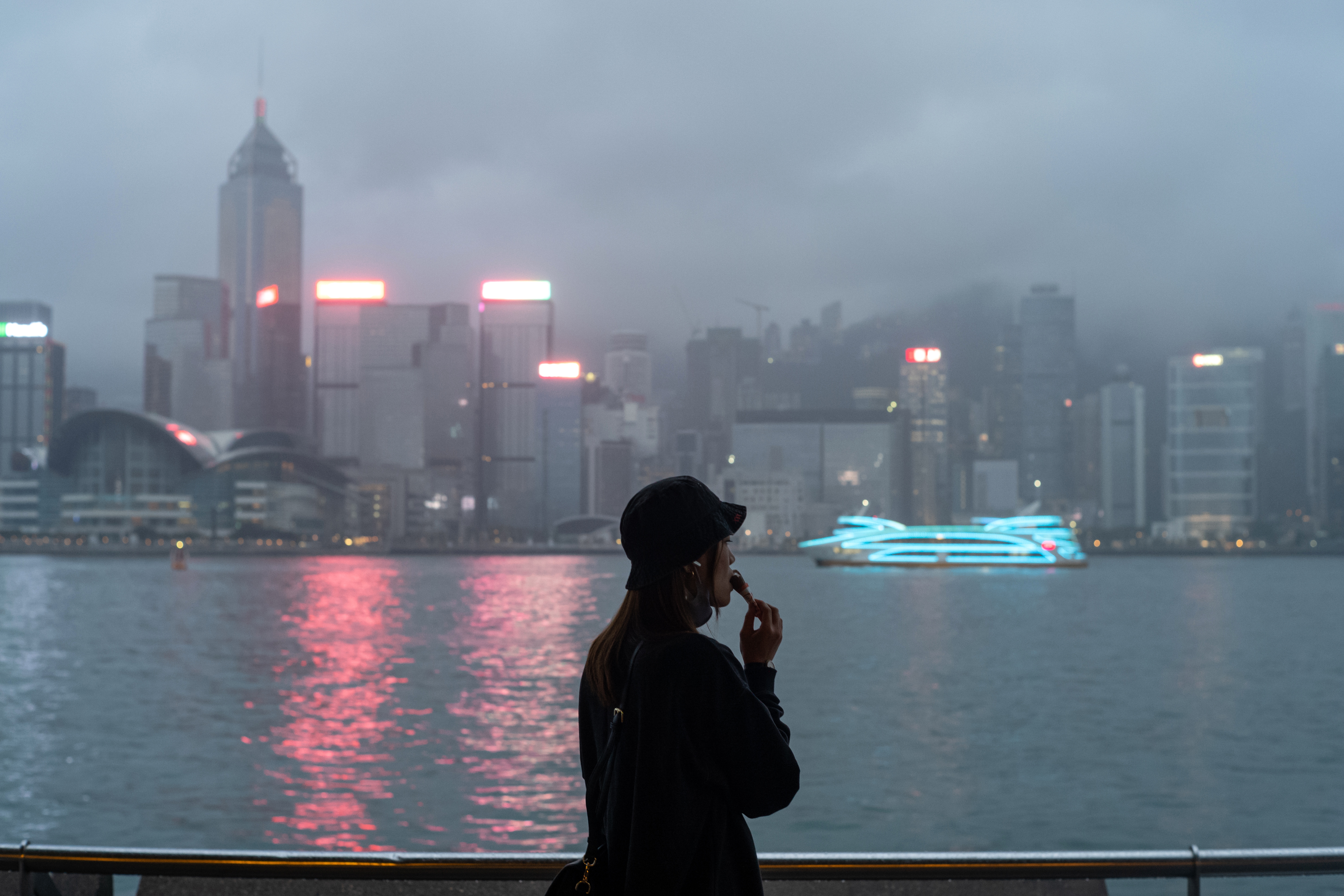 Hong Kong issues highest weather warning, as rains shut schools, courts and hospital wards