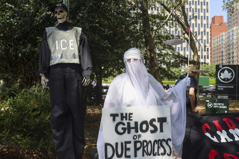 Activist groups protest immigration cruelty in New York