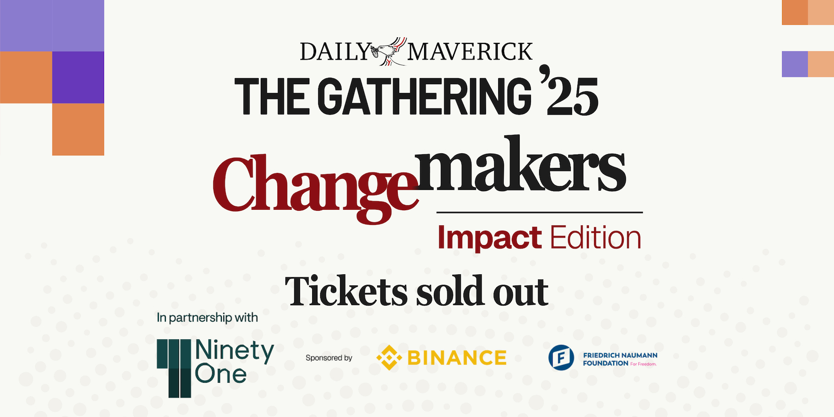 Daily Maverick’s The Gathering 2025 — tickets sold out, but join online for free