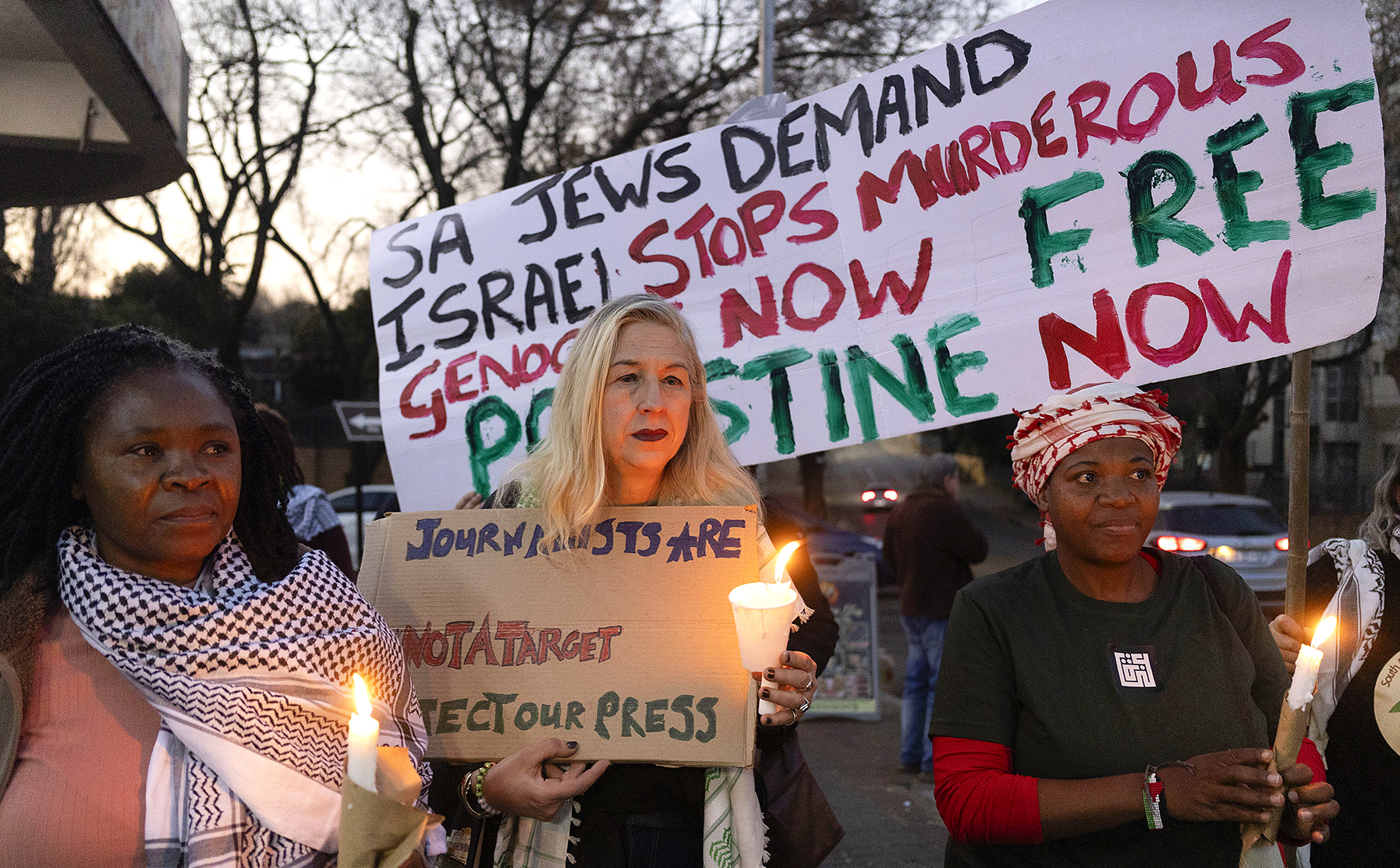 ‘Journalism is not a crime’ — SA journalists demand justice for slain colleagues in Gaza