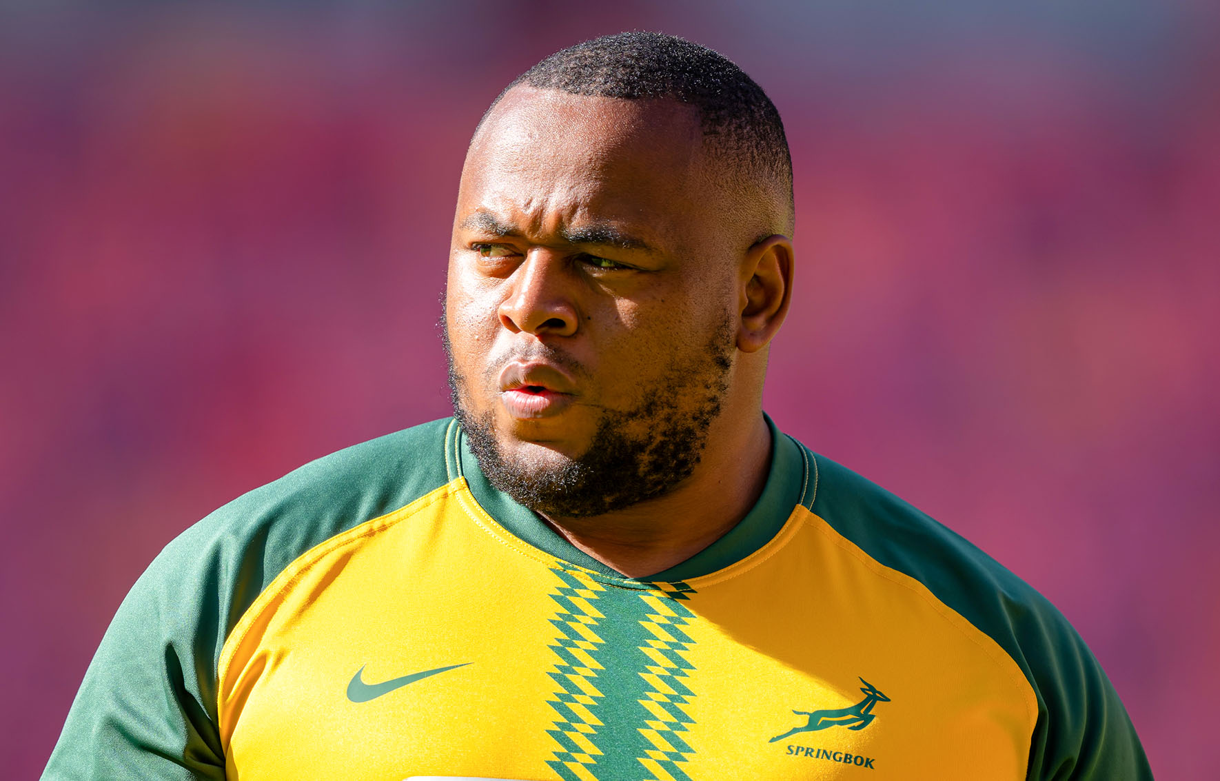 Springbok and Lions prop Asenathi Ntlabakanye has been banned for 18 months for a doping violation. (Photo: Anton Geyser / Gallo Images)
