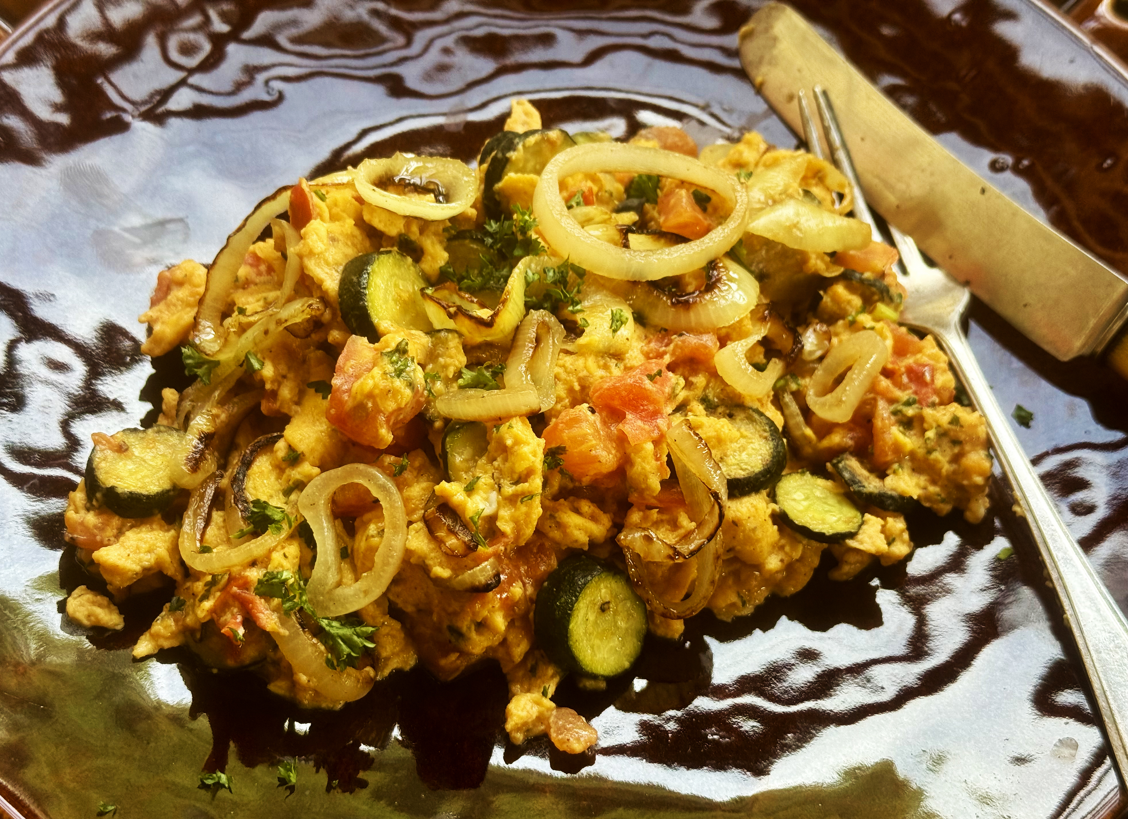 Lekker Brekker Monday: Ratatouille scrambled eggs