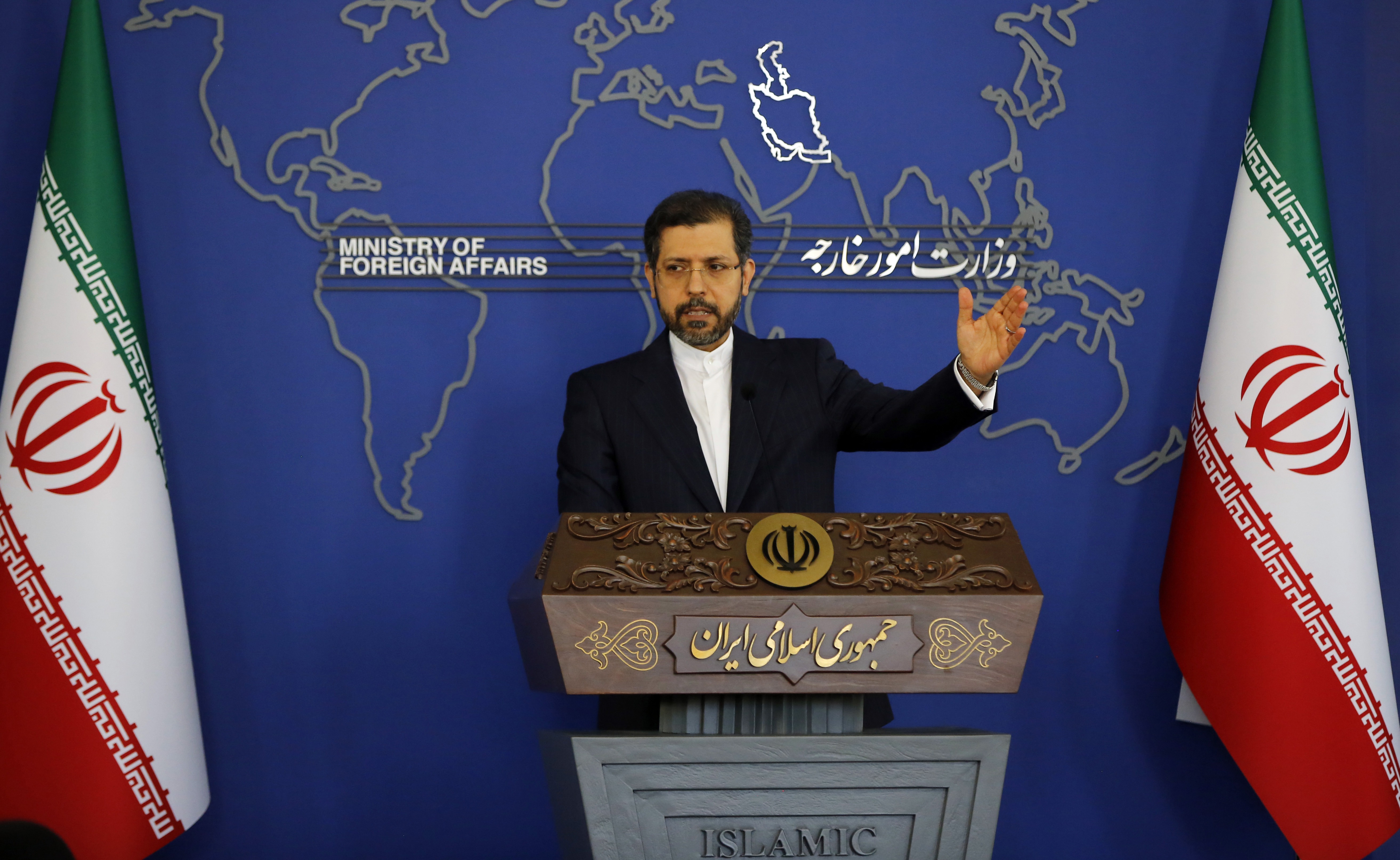 Iranian Foreign Ministry spokesman Saeed Khatibzadeh