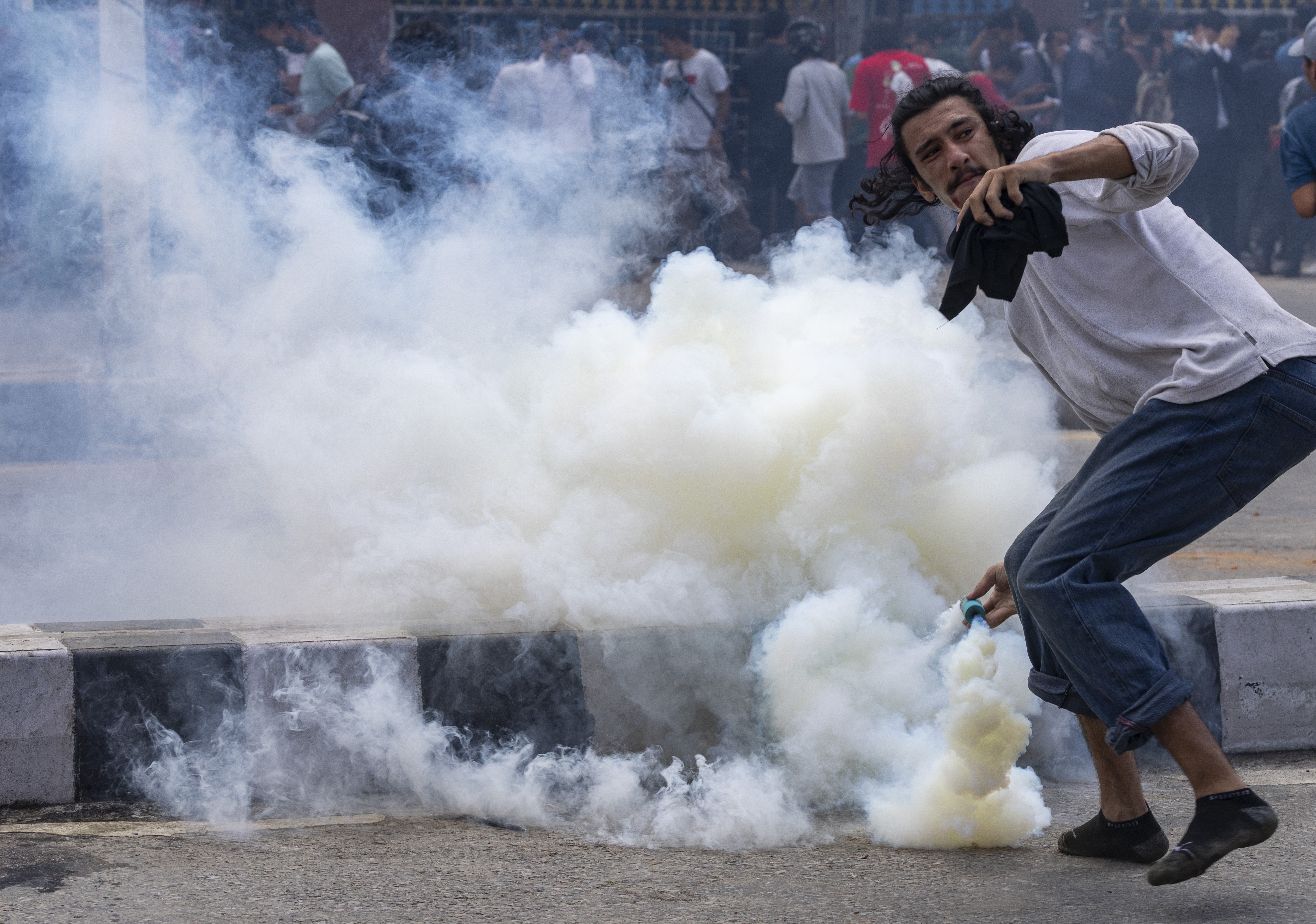Protesters clash with police over social media ban in Nepal