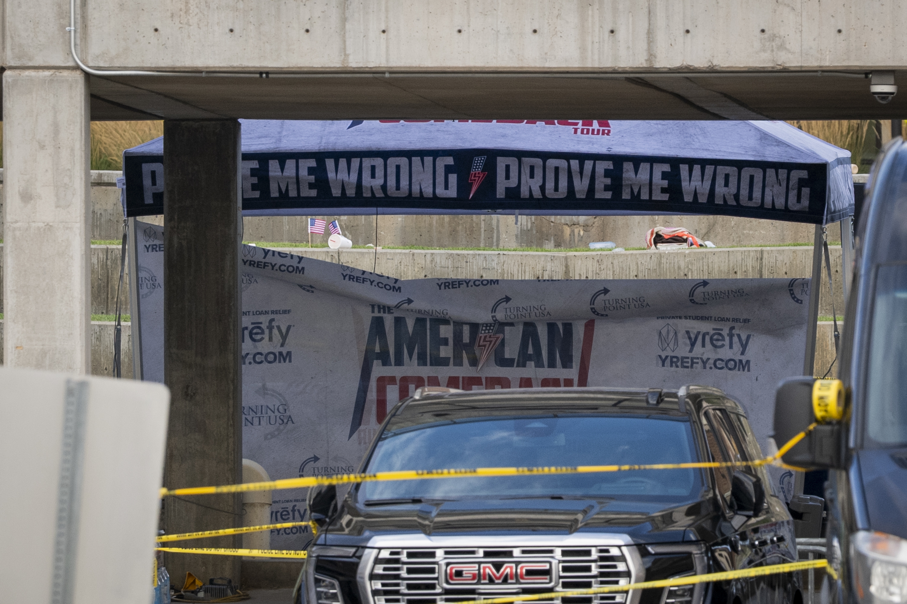 American right-wing political activist Charlie Kirk shot during an event in Utah