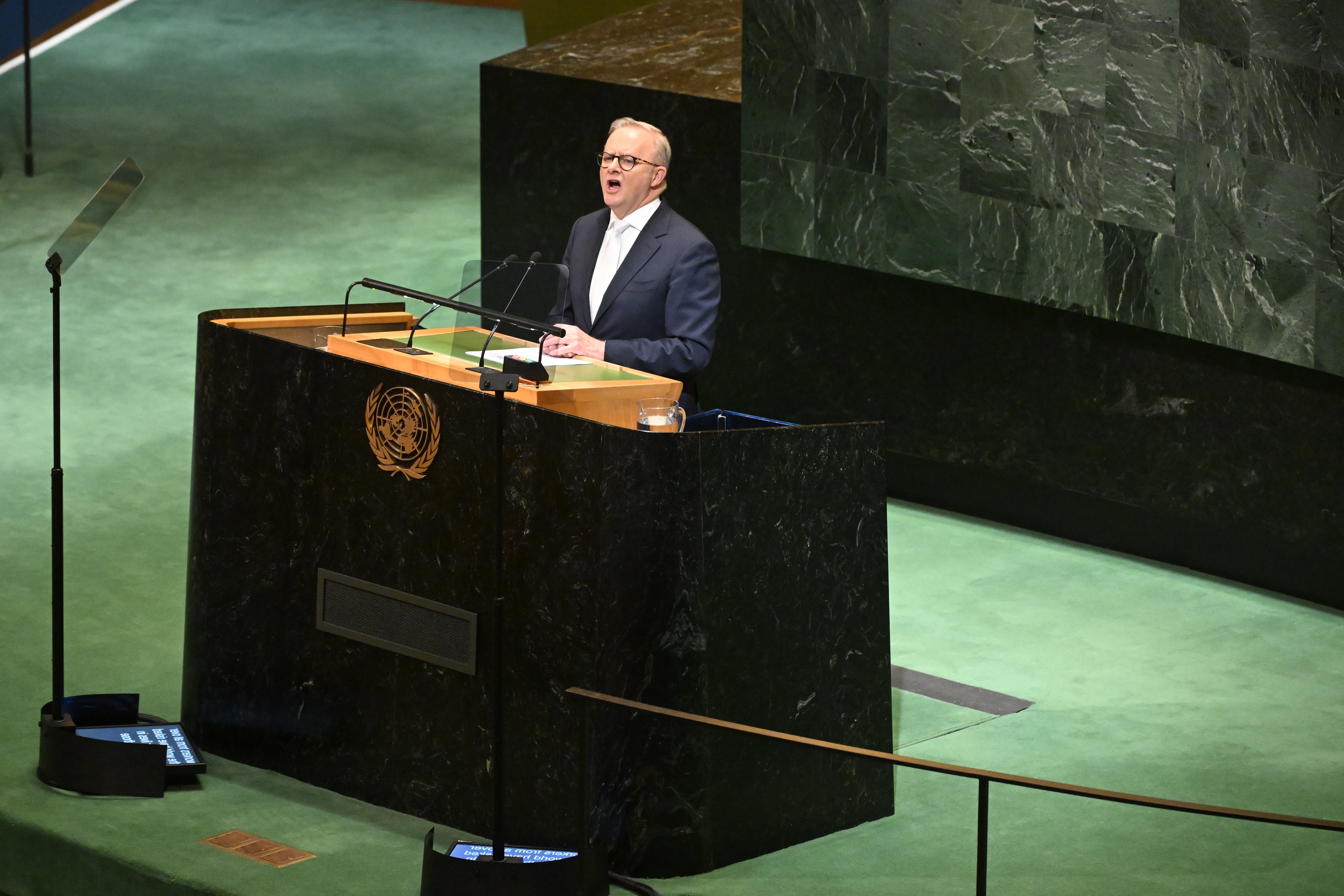 Australian government delegation addresses 80th UN General Assembly in New York