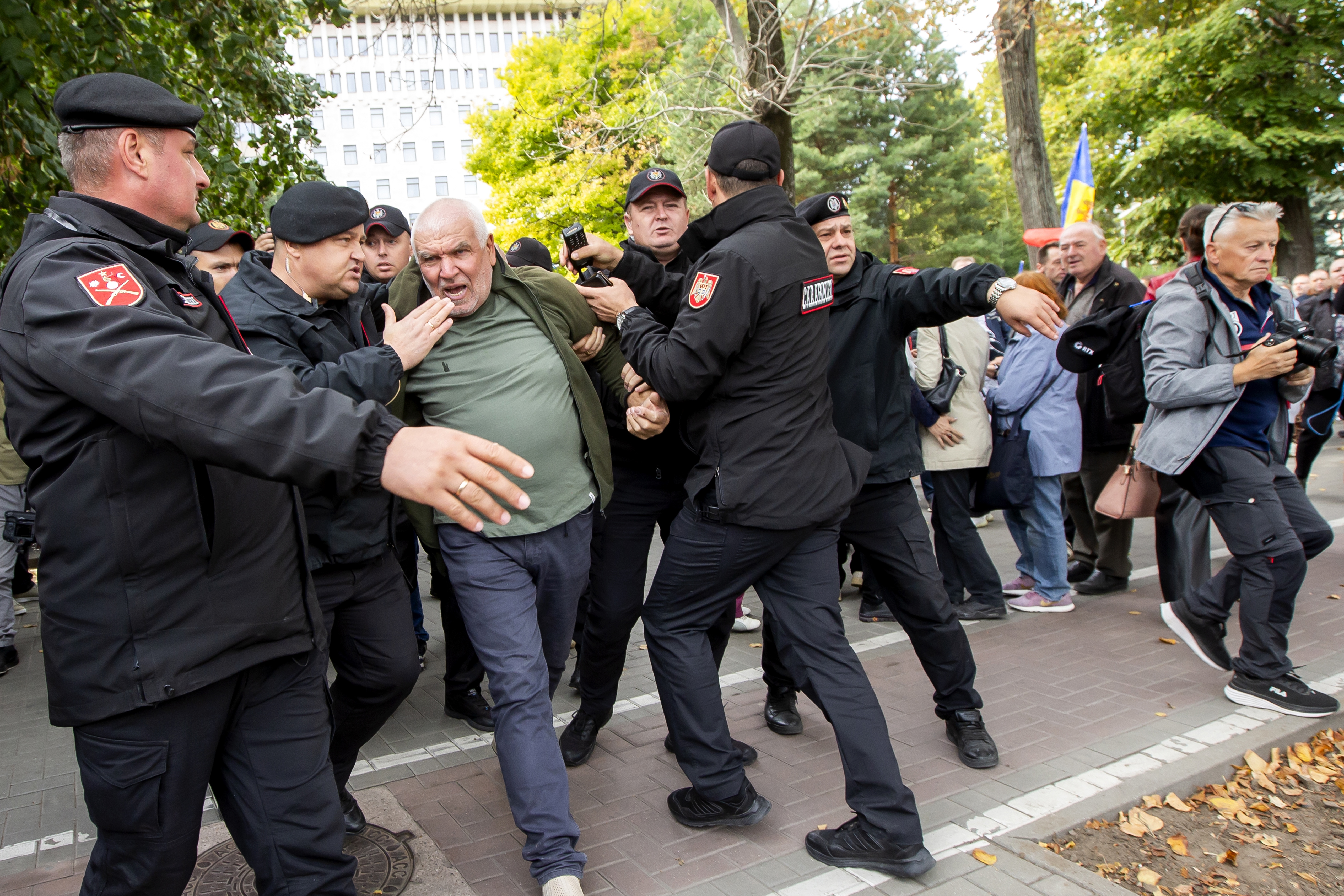 Moldova's pro-European party wins election, sparking opposition protests