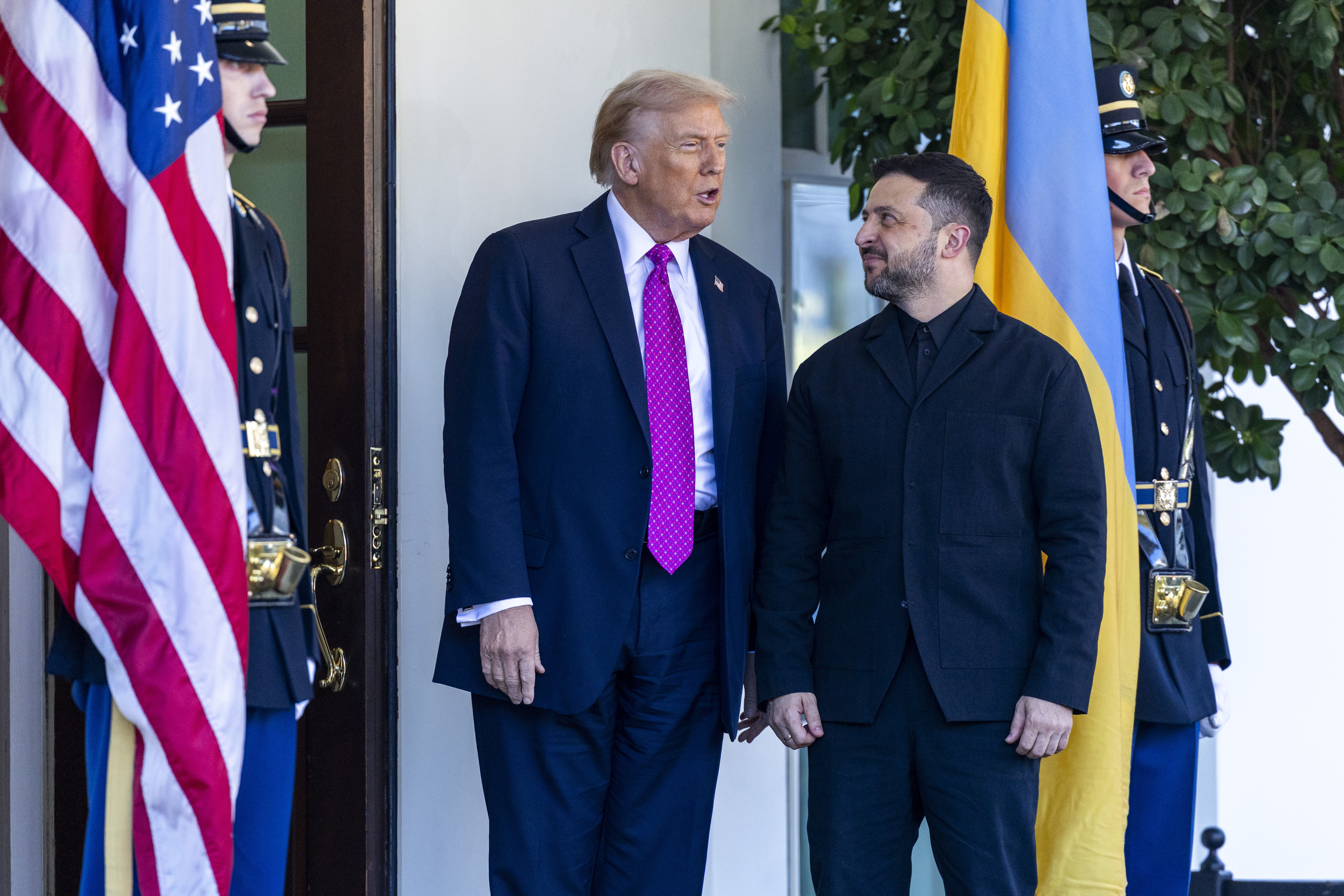 President Trump meets with Ukrainian President Zelensky at the White House