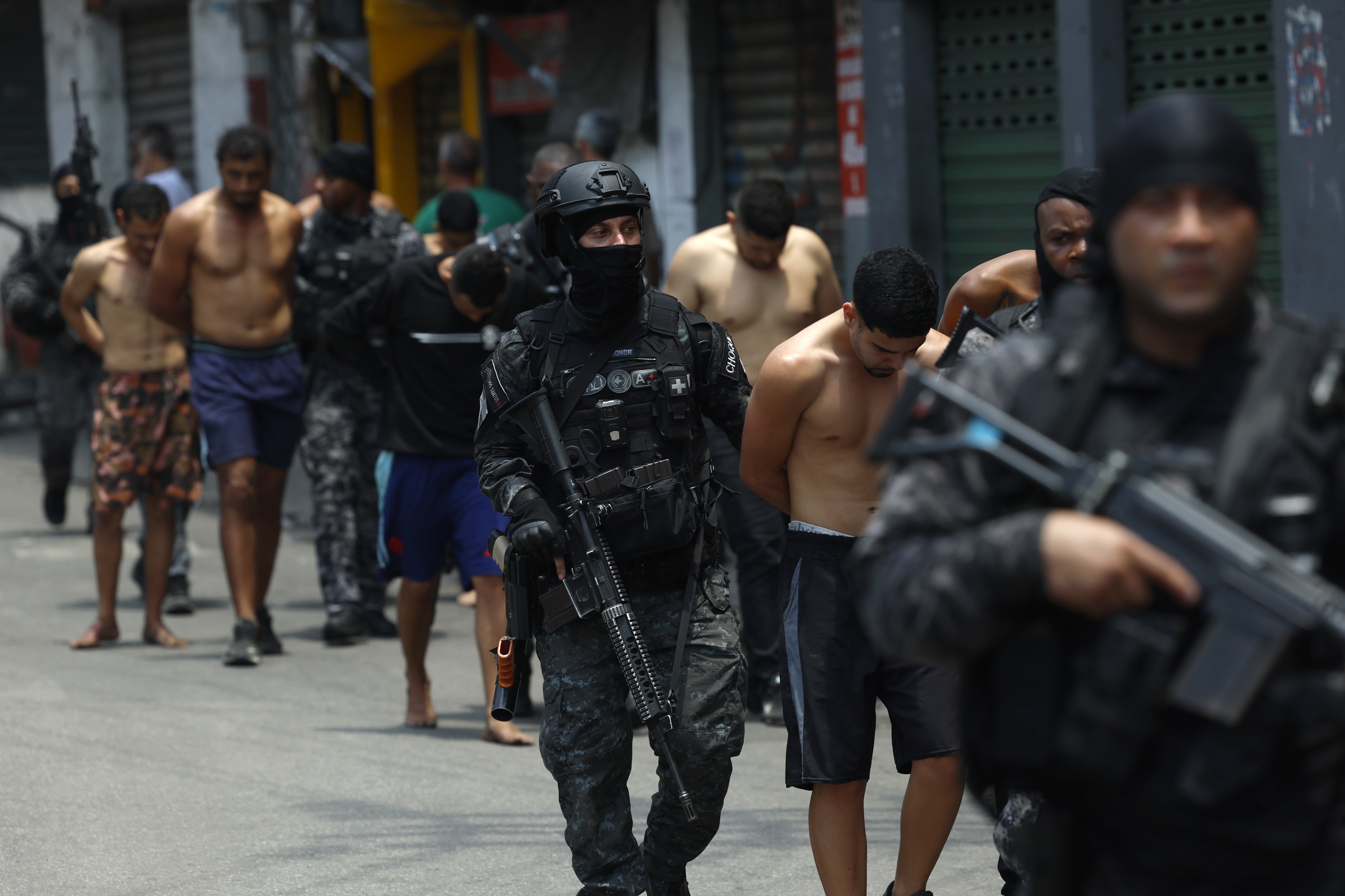 Police operation against gangs leaves dozens dead in Rio de Janeiro