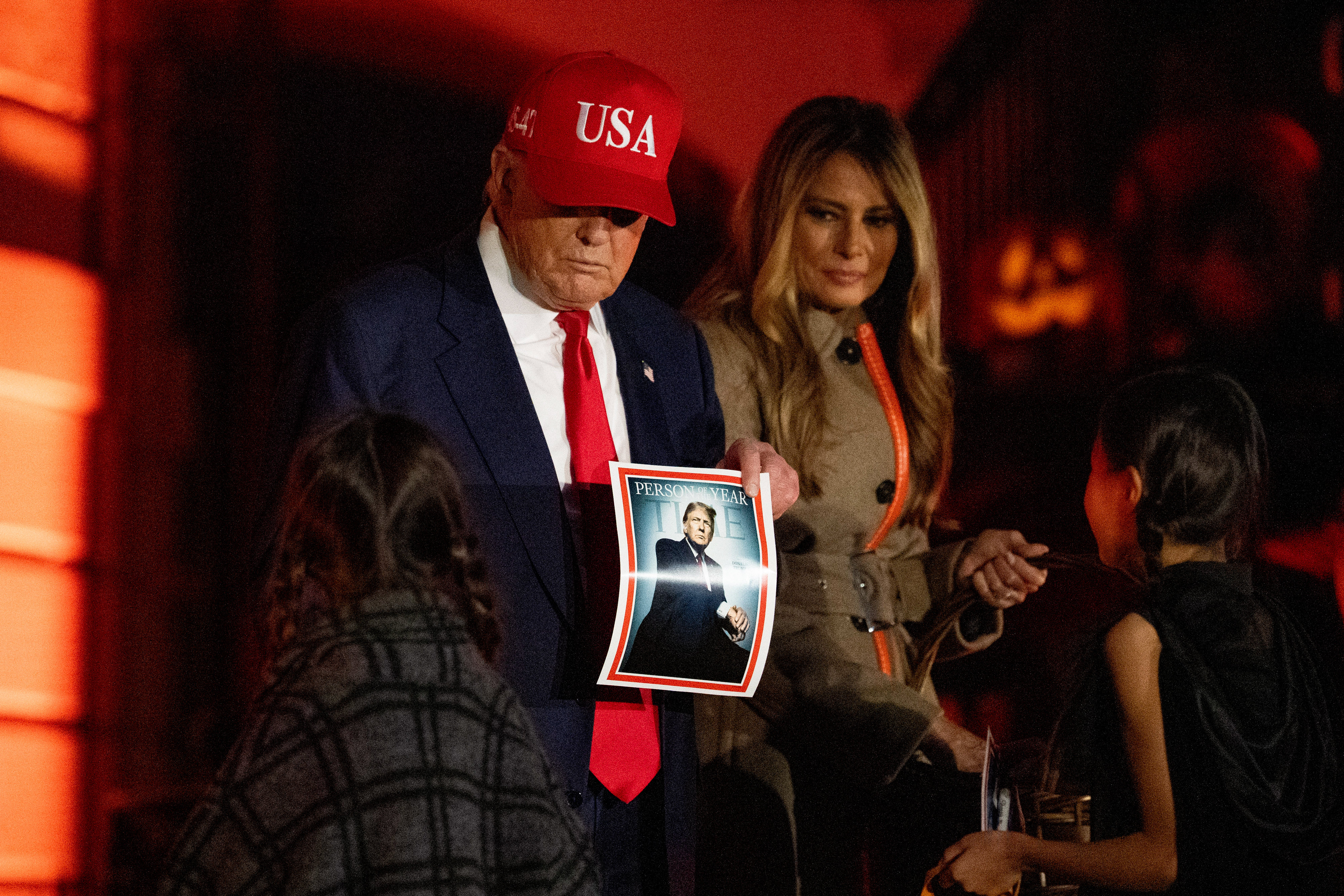 President Trump and First Lady host Trick-Or-Treaters at the White House, and more from around the world