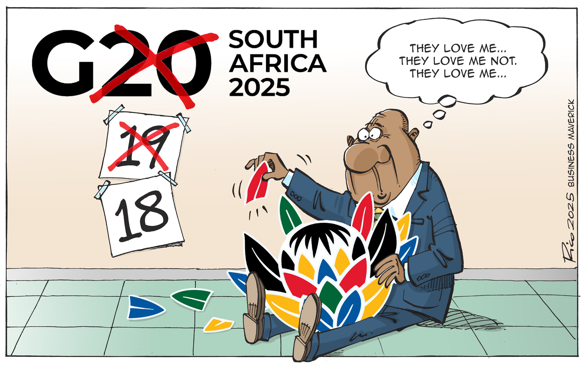 Counting petals and partners - G20