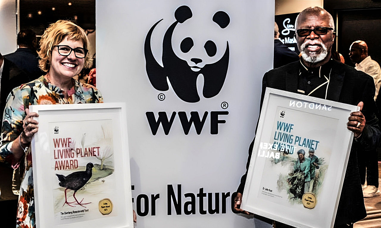 Overberg Renosterveld Trust and actor John Kani honoured by WWF
