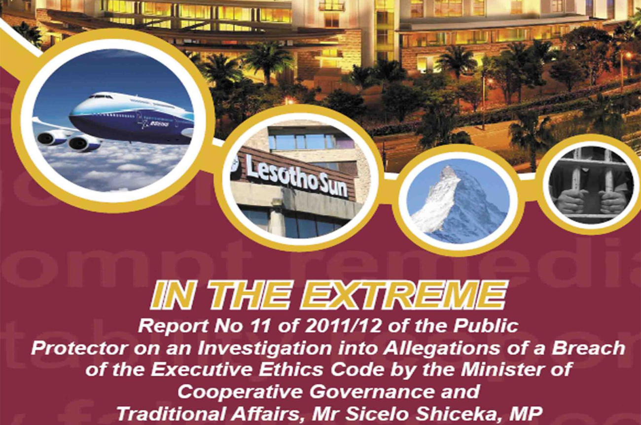 Madonsela's riveting report: Shiceka wasted our money on luxury. And he lied.