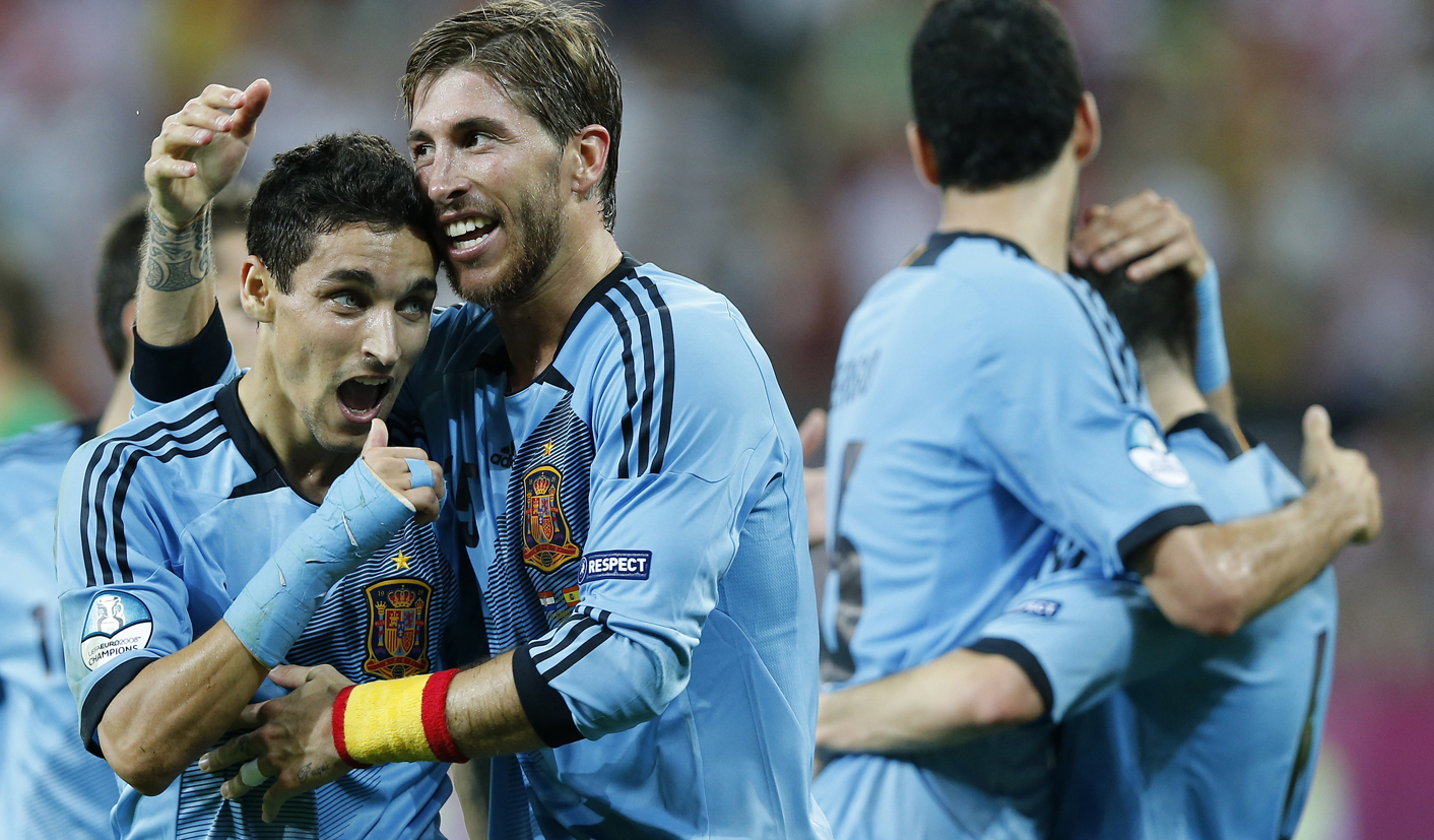 Euro 2012: Nervy Spain edge past Croatia into quarters