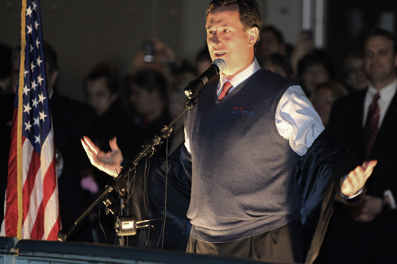 Rick Santorum, the latest GOP Man