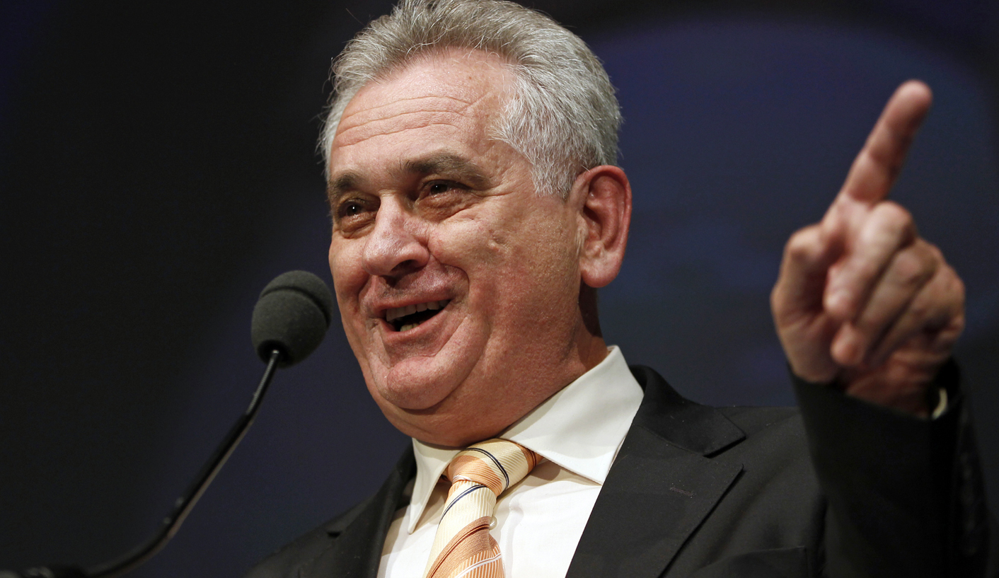 New Serb president backs EU path, wins cautious welcome