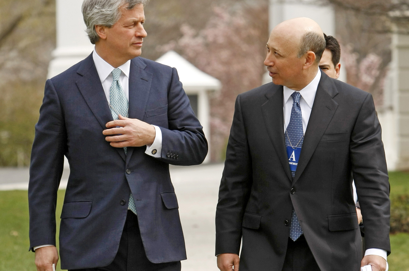 12 May: Goldman Sachs, JPMorgan bank billions in trading gains