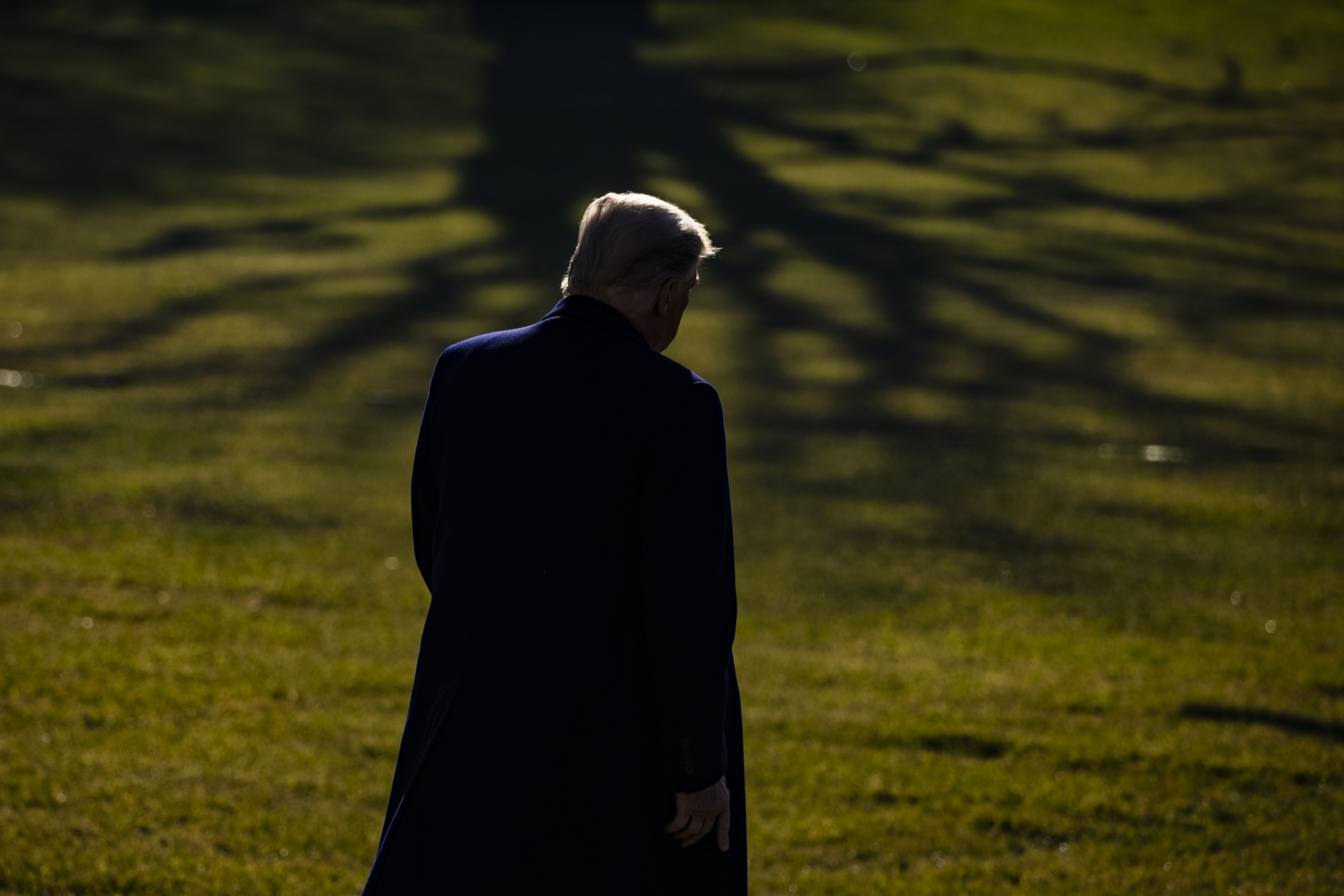 President Trump Departs White House For Texas