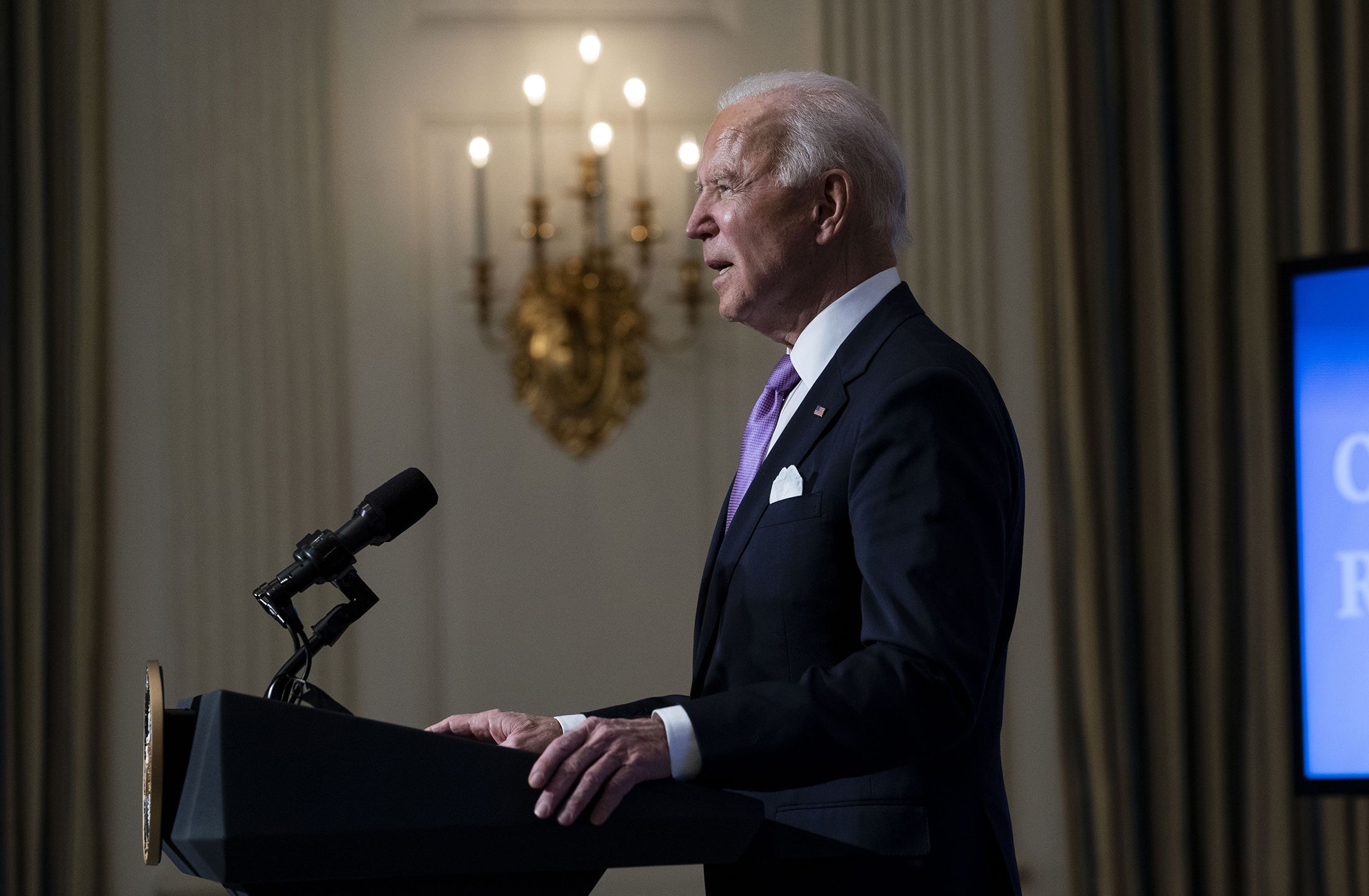 President Biden Discusses His Covid-19 Pandemic Plan At The White House