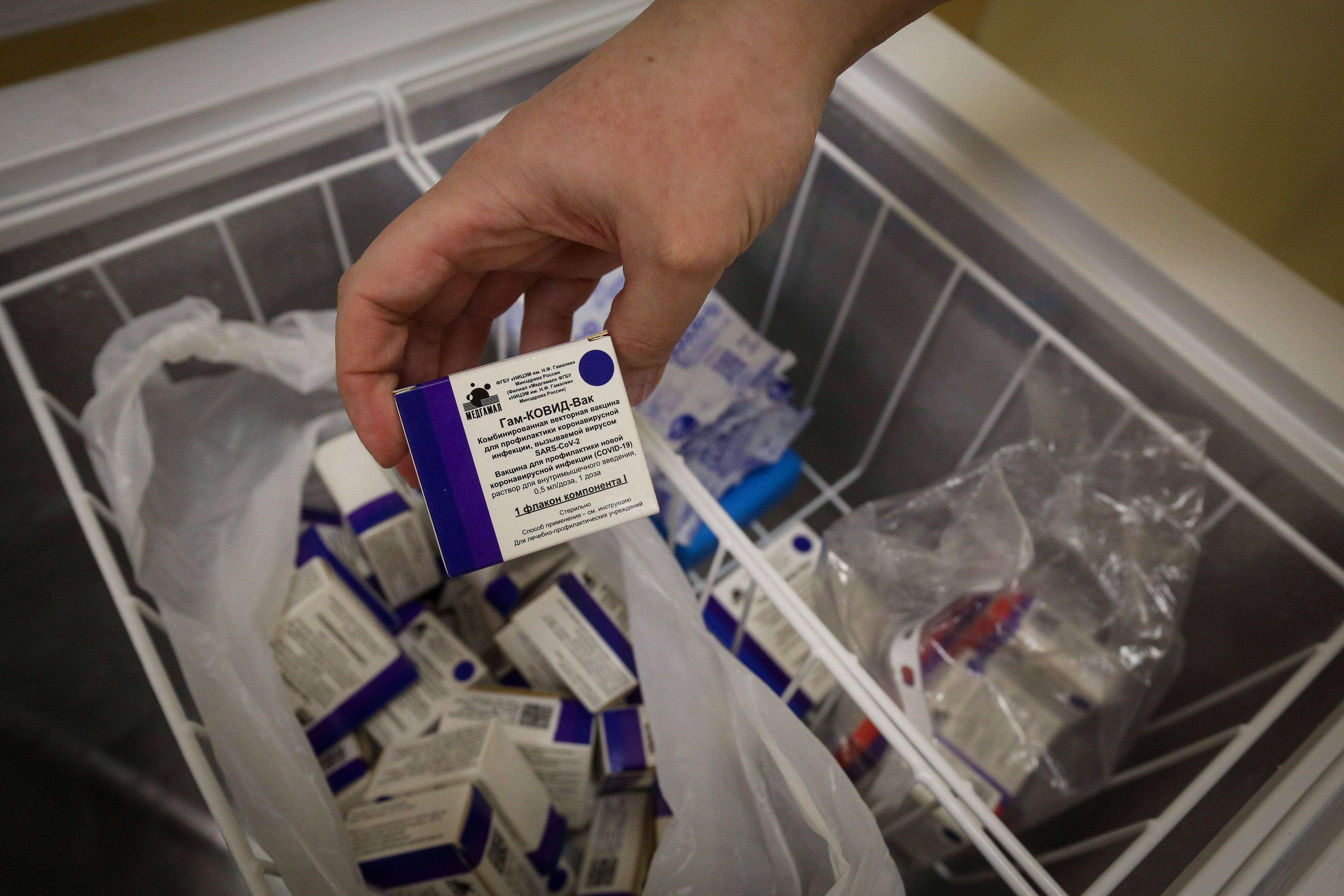 Russian Sputnik-V Vaccinations at Domodedovo International Airport