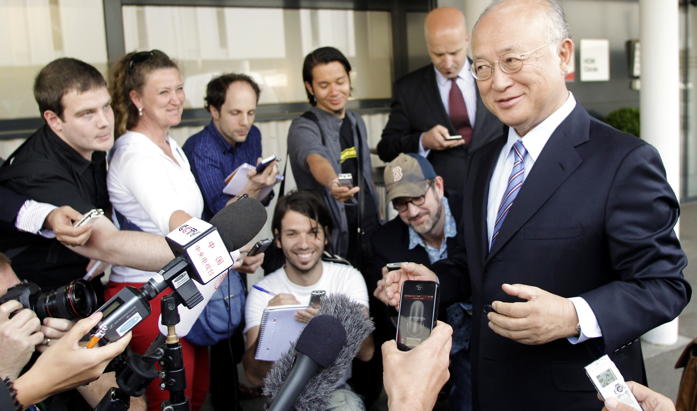 UN nuclear chief holds talks in Tehran, hopes for deal