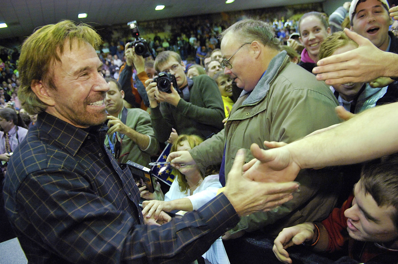 Chuck Norris, septuagenarian