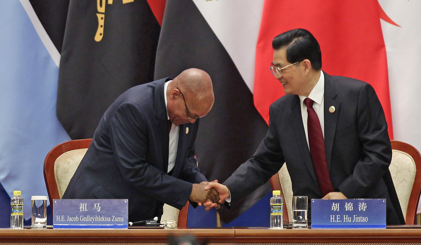 Zuma looks to the east - and likes what he sees