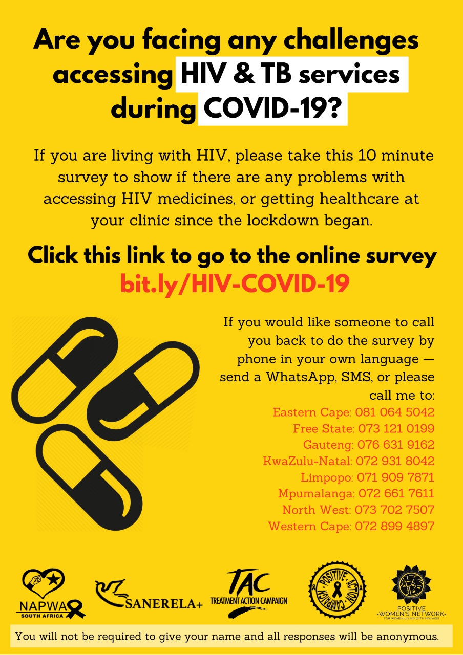 Civil Society health organisations launch Covid-19 Survey
