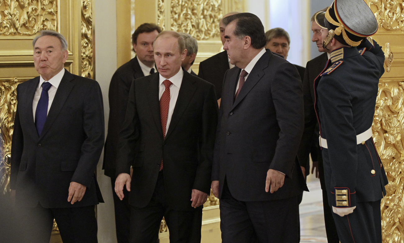 Putin praised by leaders of ex-Soviet states