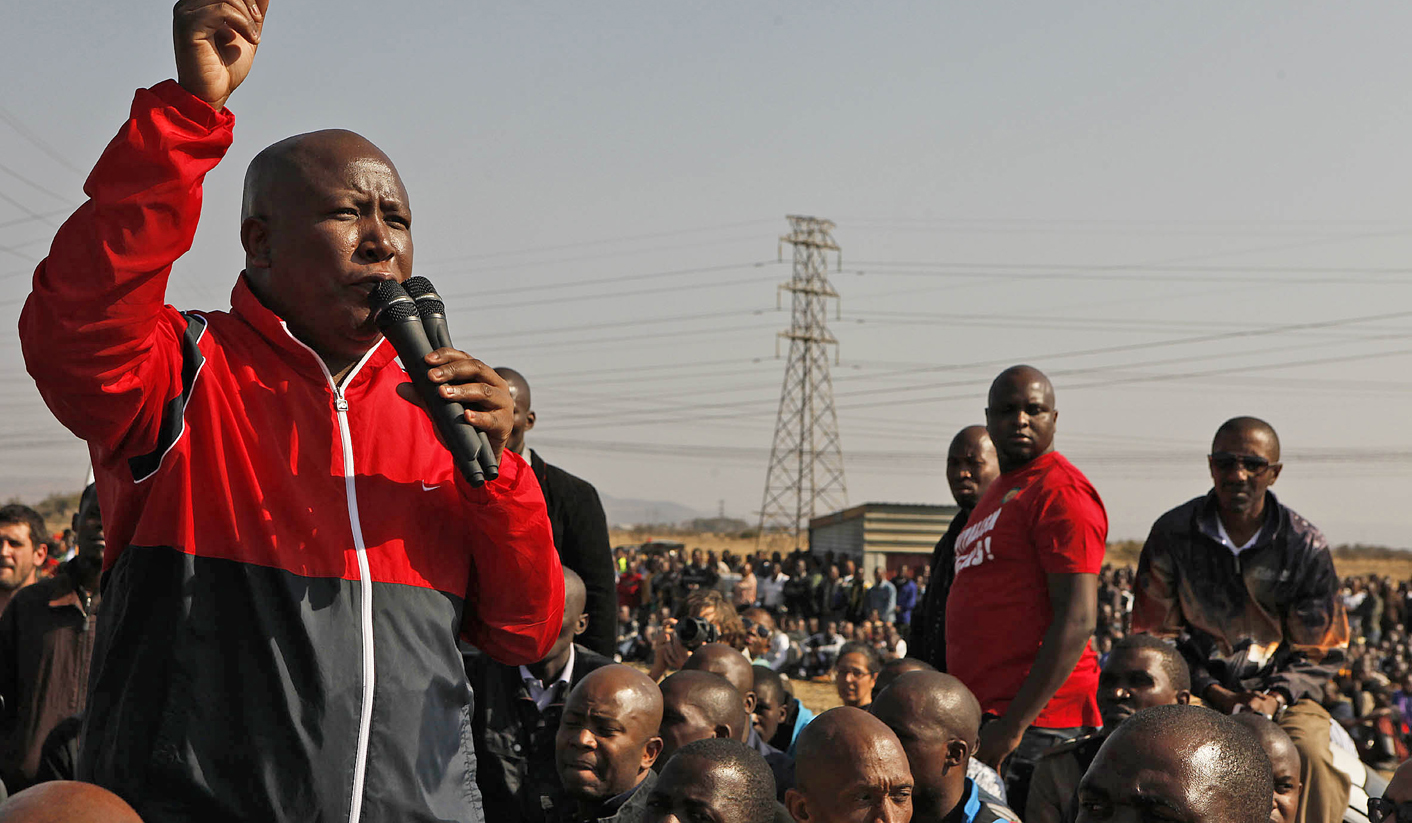 'Make the mines ungovernable': Malema and the language of the Struggle
