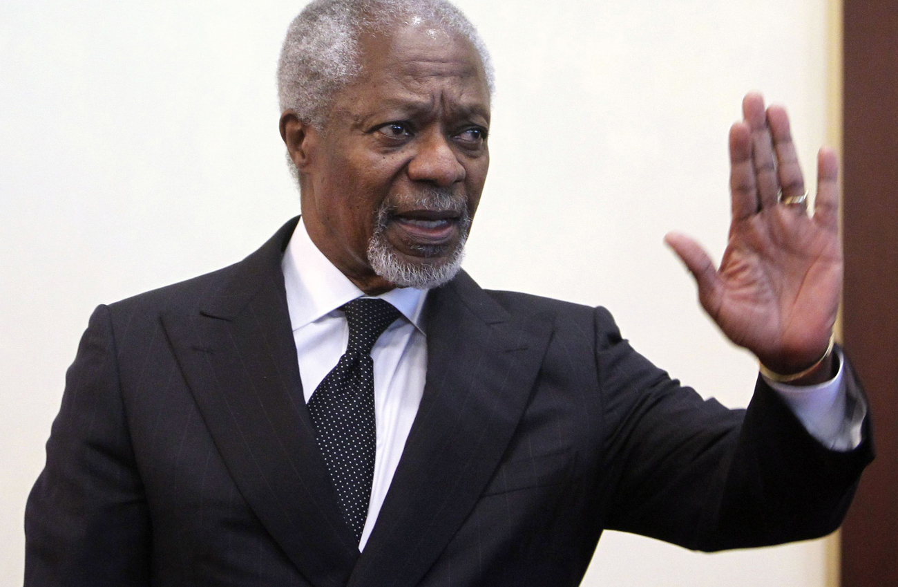 Annan to step down as international Syria mediator