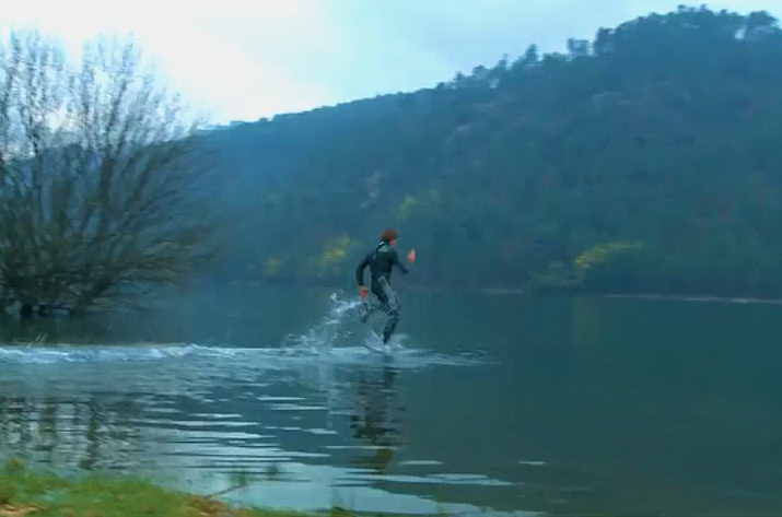 Liquid mountaineering - extreme sport & undercover marketing