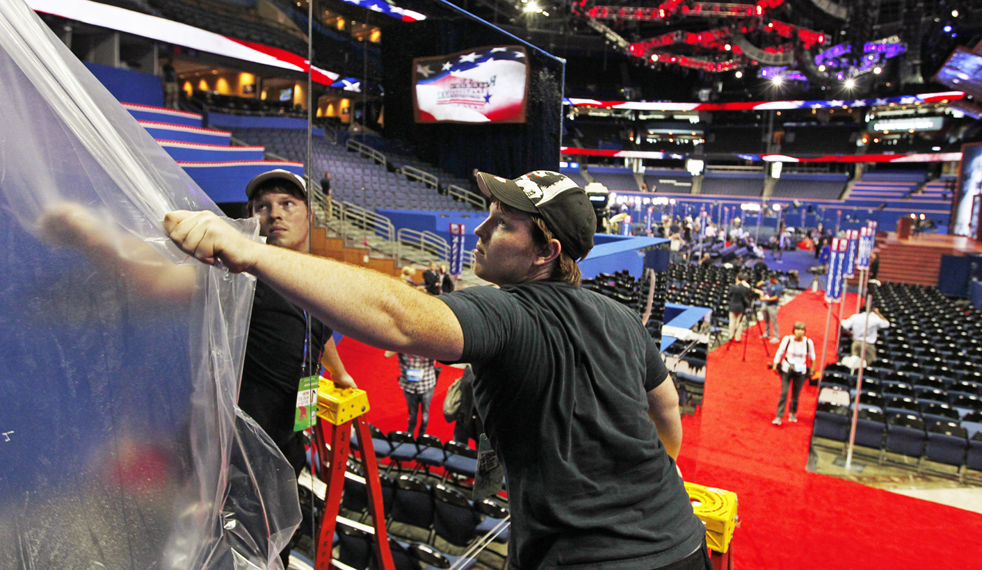 US 2012: The Republican convention gets started - almost