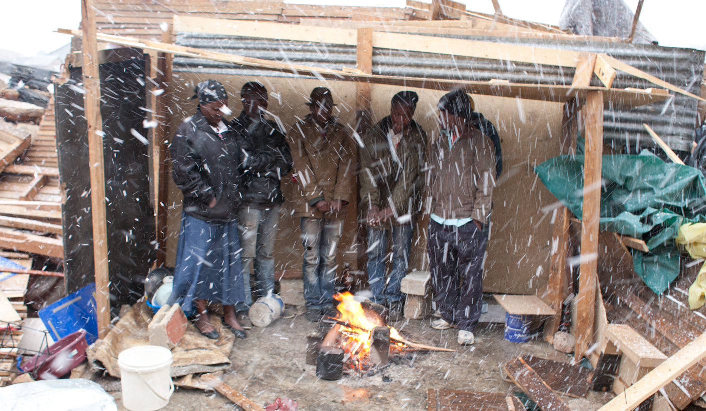 Johannesburg's cold and desperate