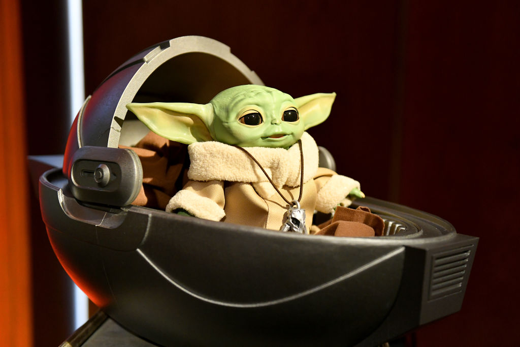 NEW YORK, NEW YORK - FEBRUARY 20:  STAR WARS New York Toy Fair Product Showcase: THE MANDALORIAN And STAR WARS: THE CLONE WARS at Dream Hotel on February 20, 2020 in New York City. (Photo by Craig Barritt/Getty Images for Disney)