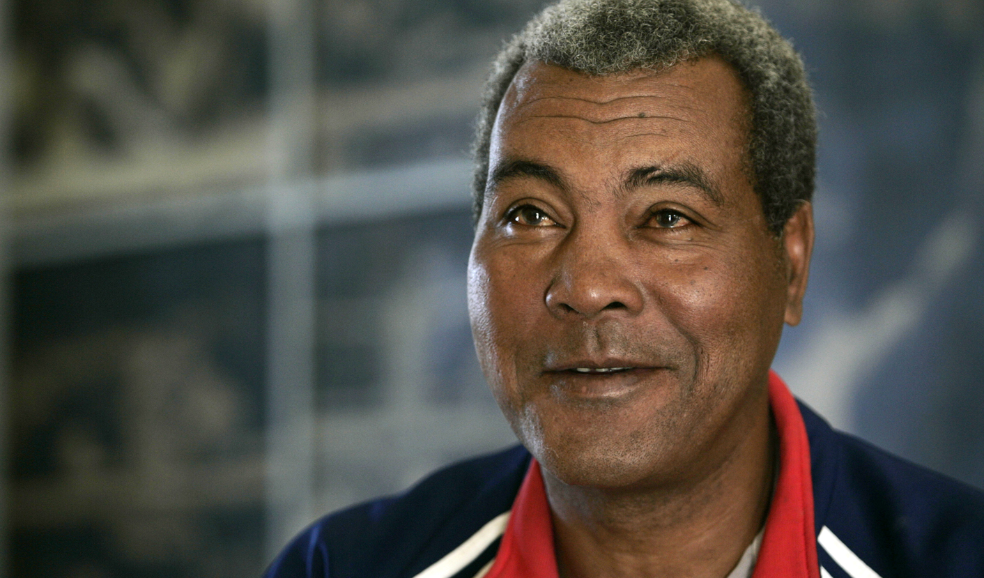 Retired Cuban boxer and triple Olympic champion Stevenson talks to Reuters in Havana