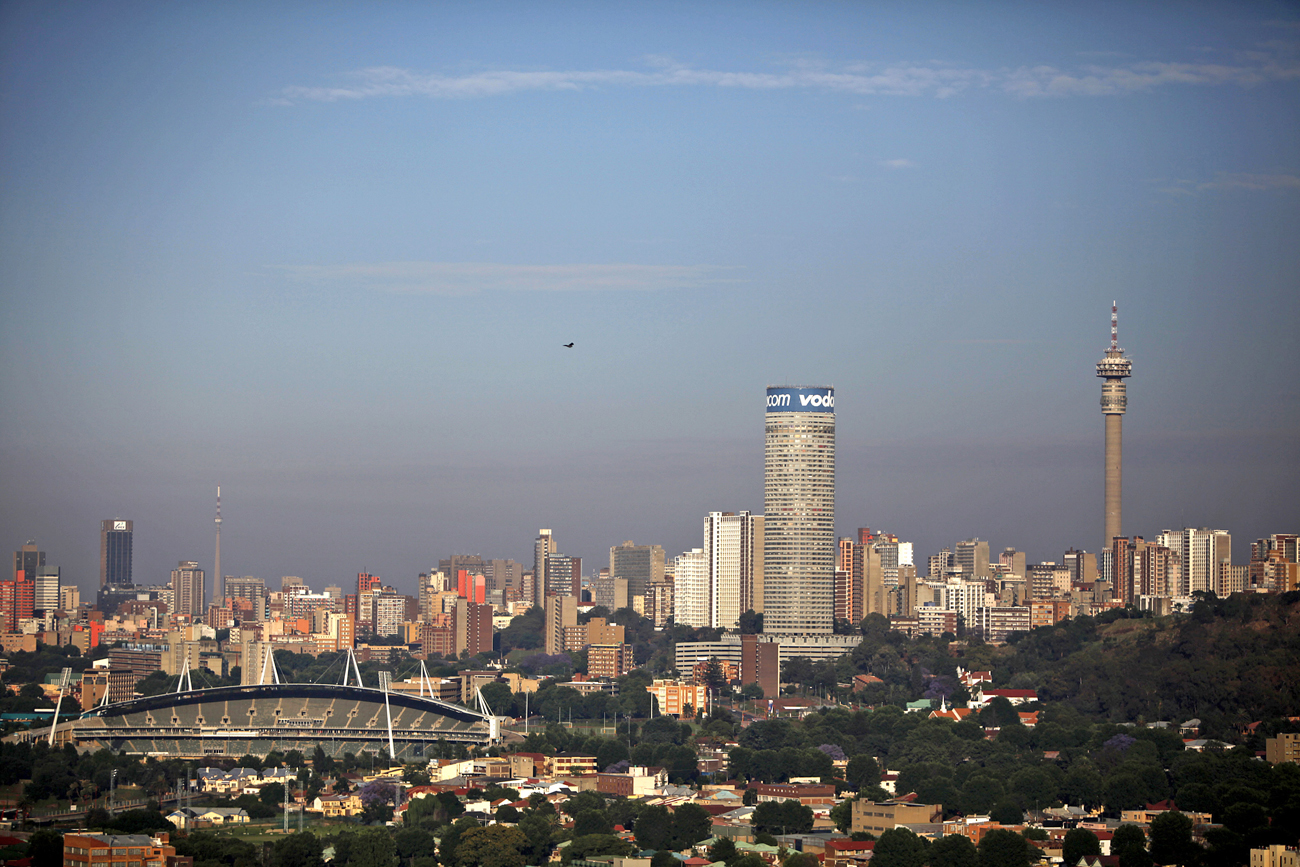 A view of the city of Johannesburg