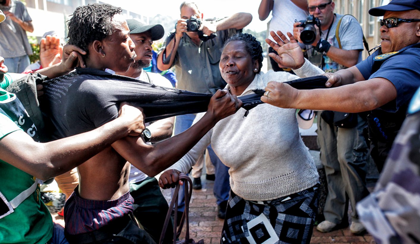 GroundUp: Poo-r show as protesters throw faeces into UCT’s law and economics buildings