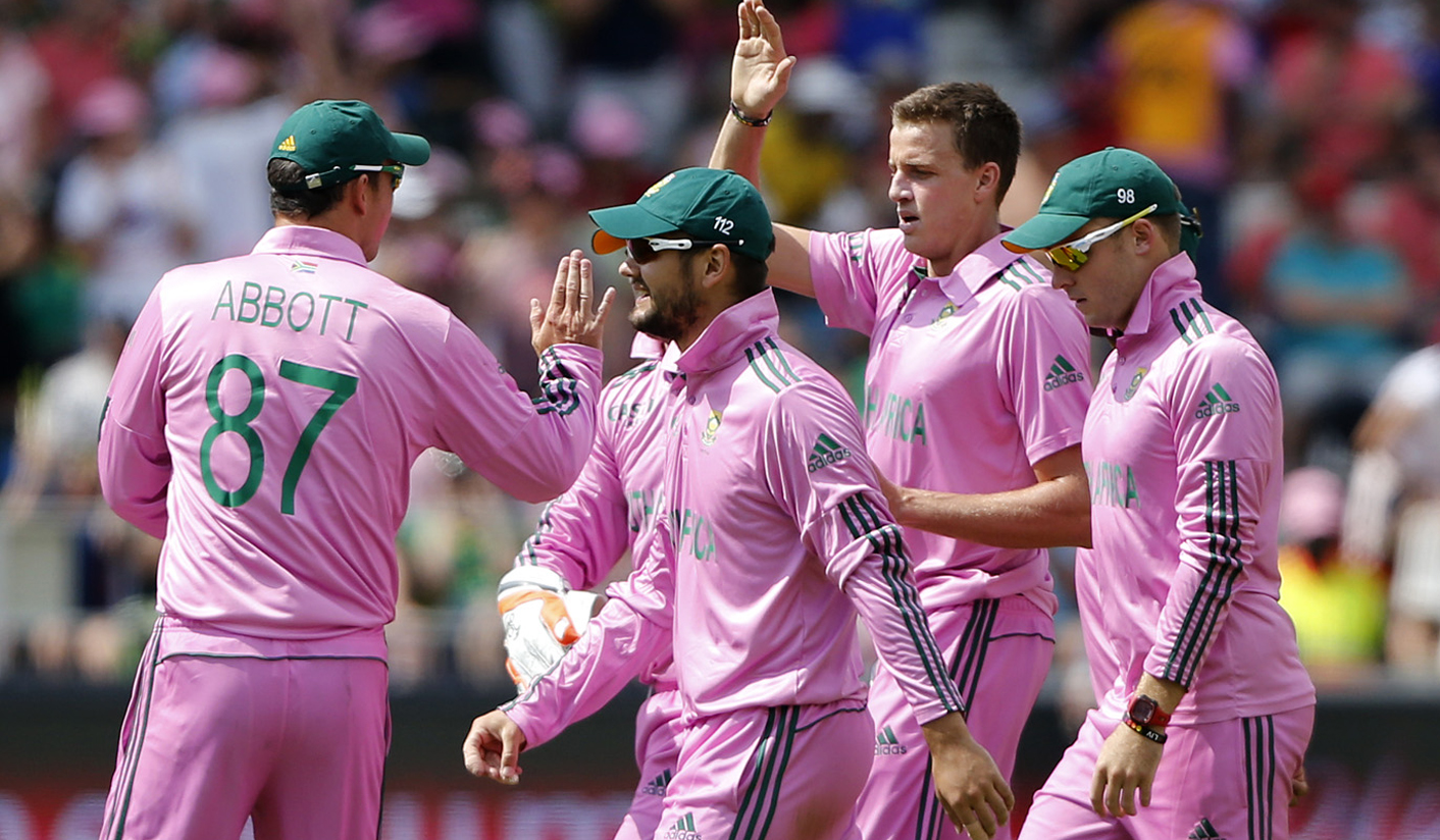 Proteas depart for the World Cup with stomachs in, chests out