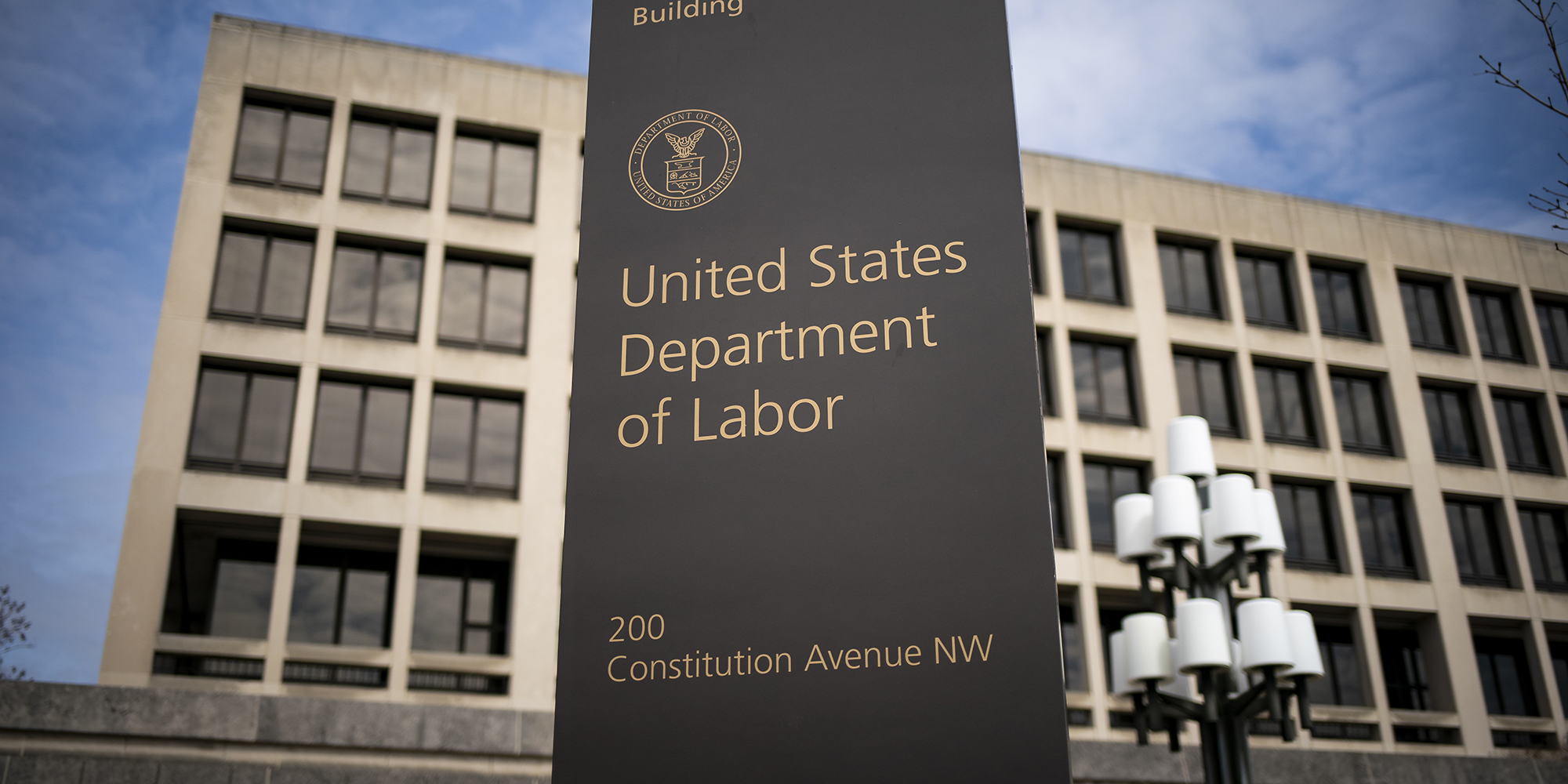 The Department Of Labor As Jobless Claims Poised for Historic Surge Amid Virus Layoffs